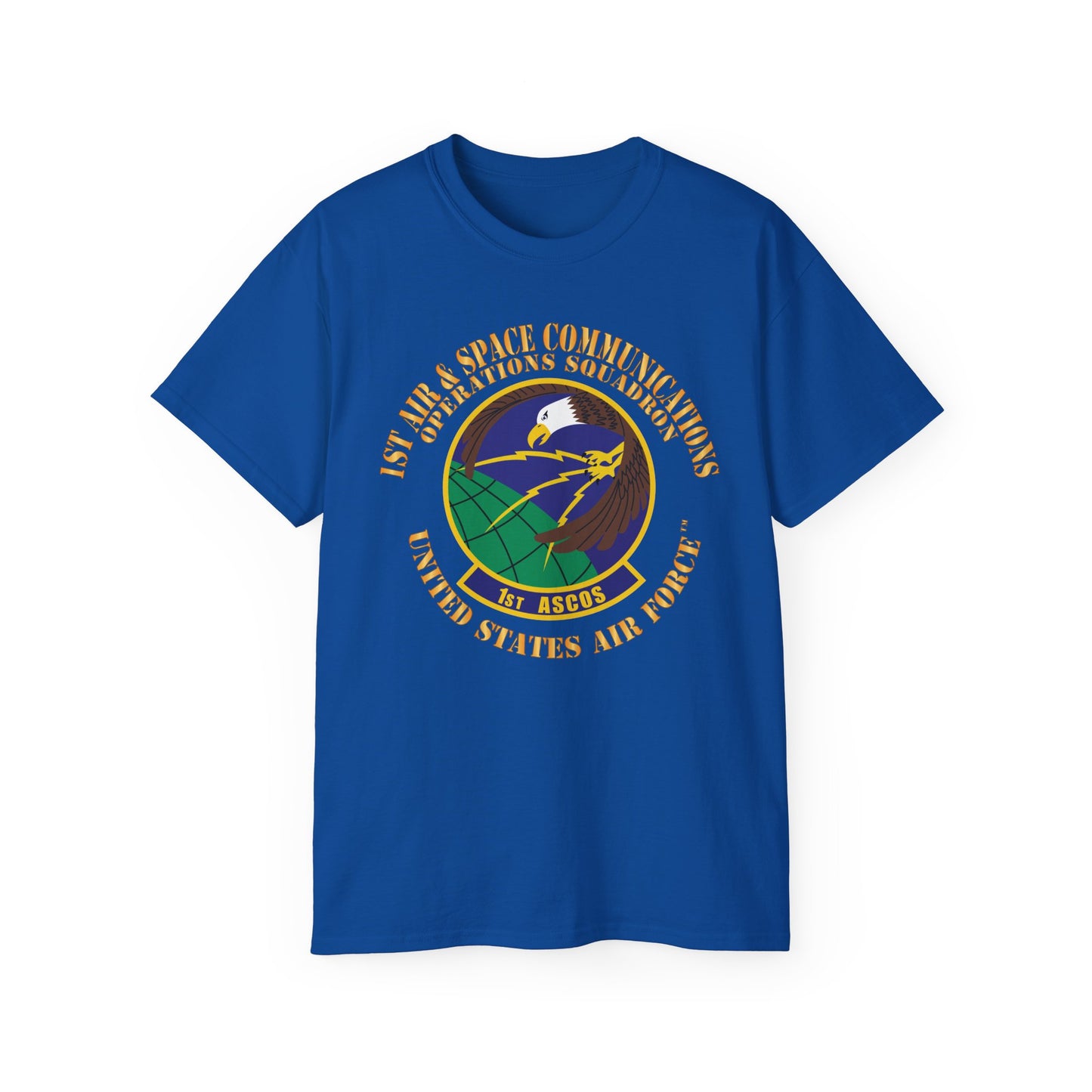 Unisex Ultra Cotton Tee - USAF - 1st Air & Space Communications Operations Sq X 300