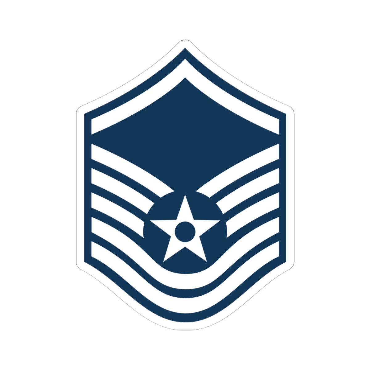 Kiss-Cut Stickers - USAF - Master Sergeant (E7a) - 2020