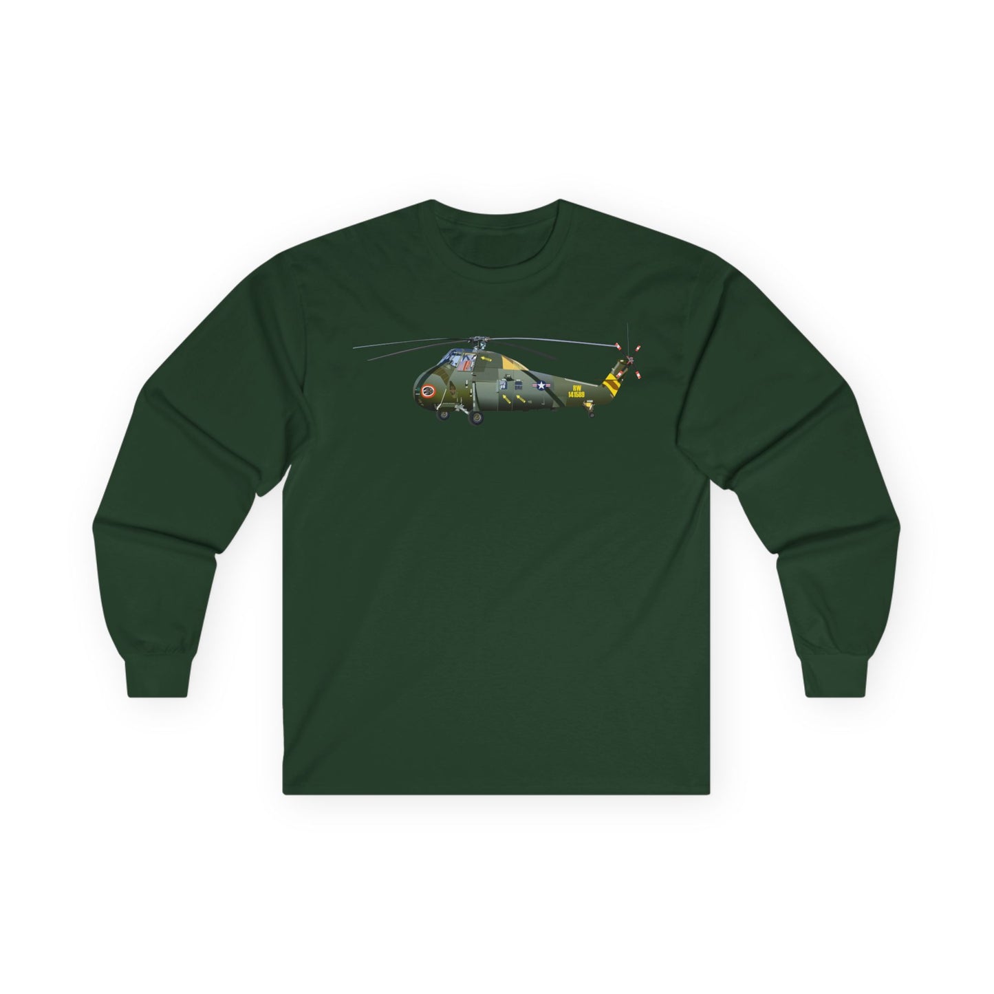 Unisex Ultra Cotton Long Sleeve Tee - H-34 Choctaw wo Txt X 300