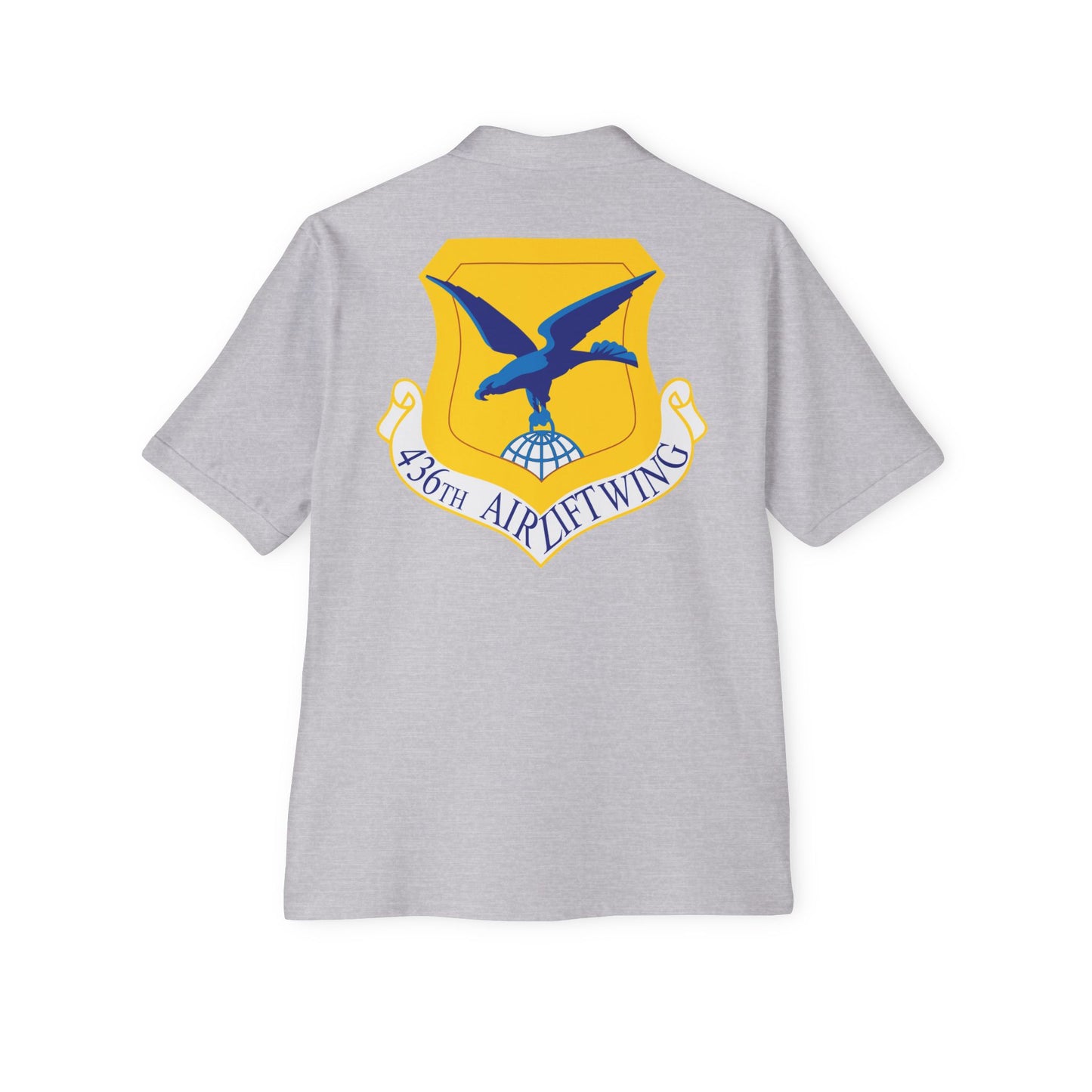 Men's Piqué Polo - USAF - 436th Airlift Wing wo Txt X 300