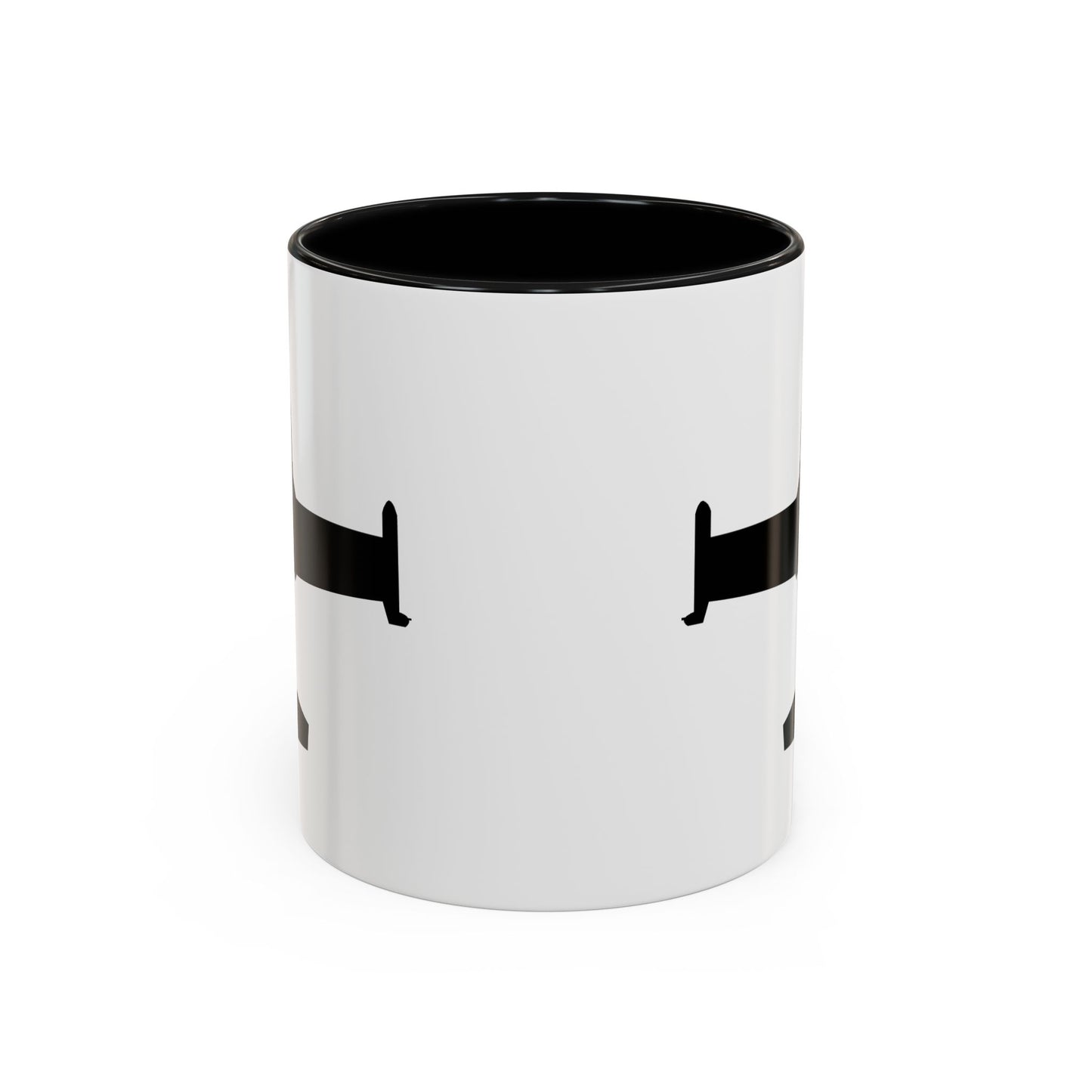 Accent Coffee Mug (11oz & 15oz) - Aircraft - A-37-Trainer - Top - Silhouette X 300