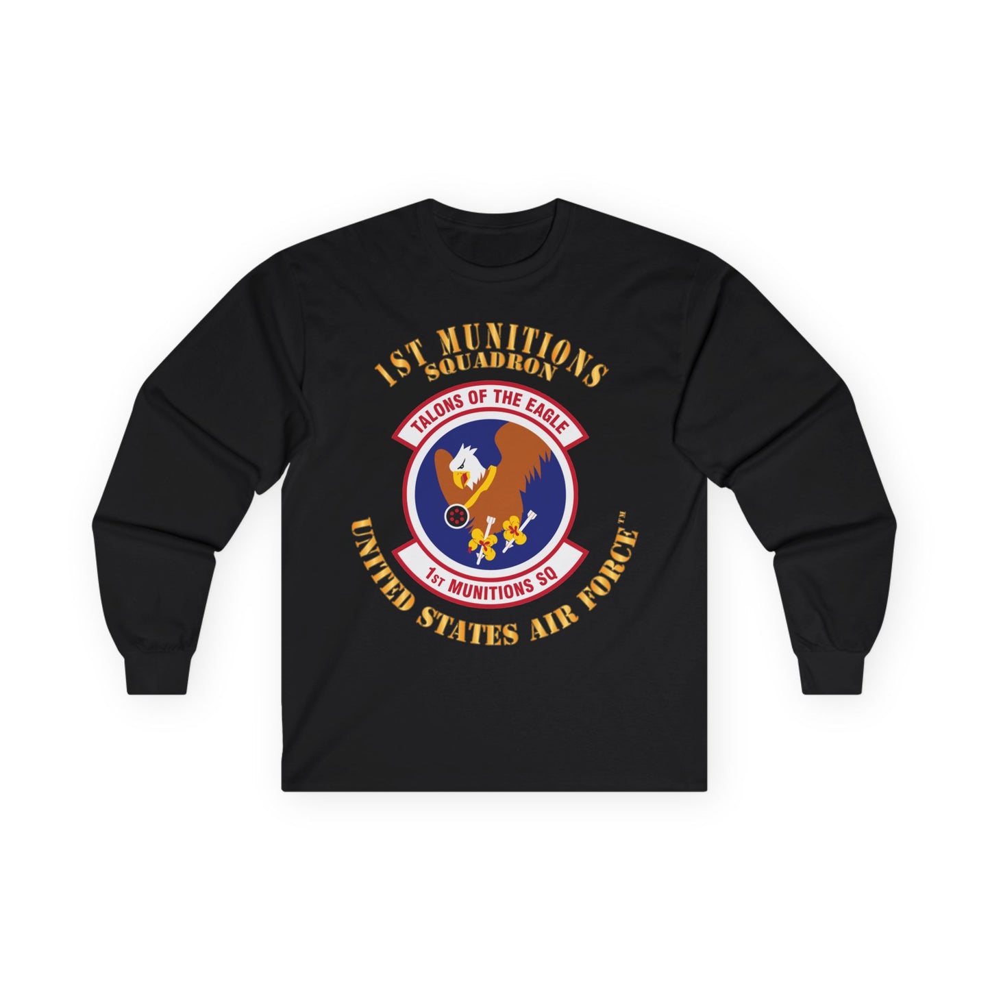 Unisex Ultra Cotton Long Sleeve Tee - USAF - 1st Munitions Squadron (ACC)