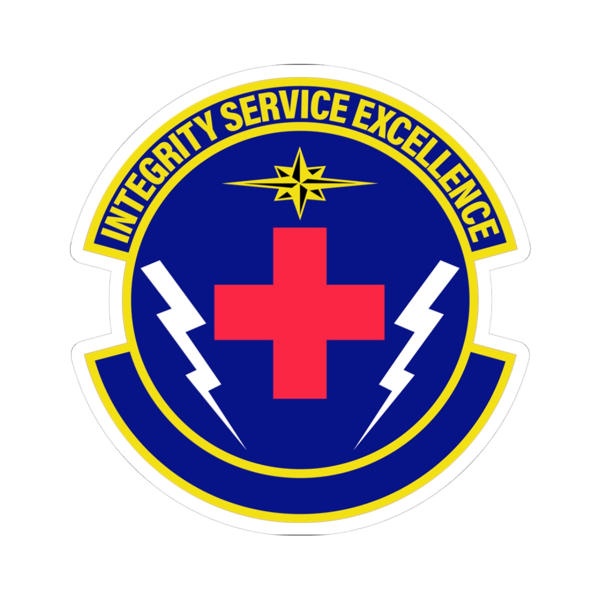 Kiss-Cut Stickers - USAF - 10th Healthcare Operations Sq wo txt