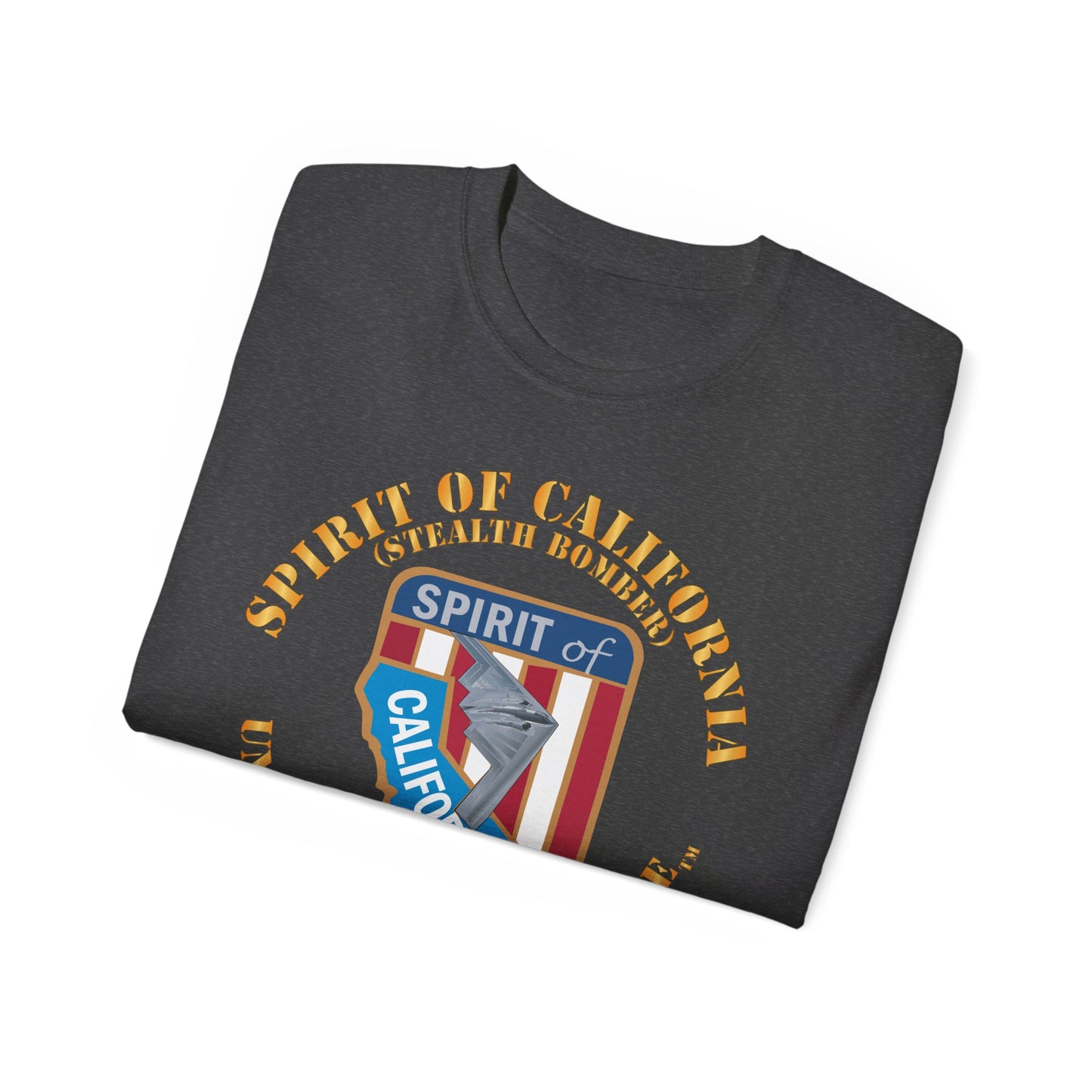 Unisex Ultra Cotton Tee - USAF - B2 - Spirit of California - Stealth Bomber X 300