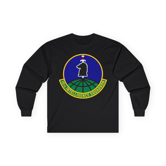 Unisex Ultra Cotton Long Sleeve Tee - USAF - 10th Intelligence Support Sq wo txt