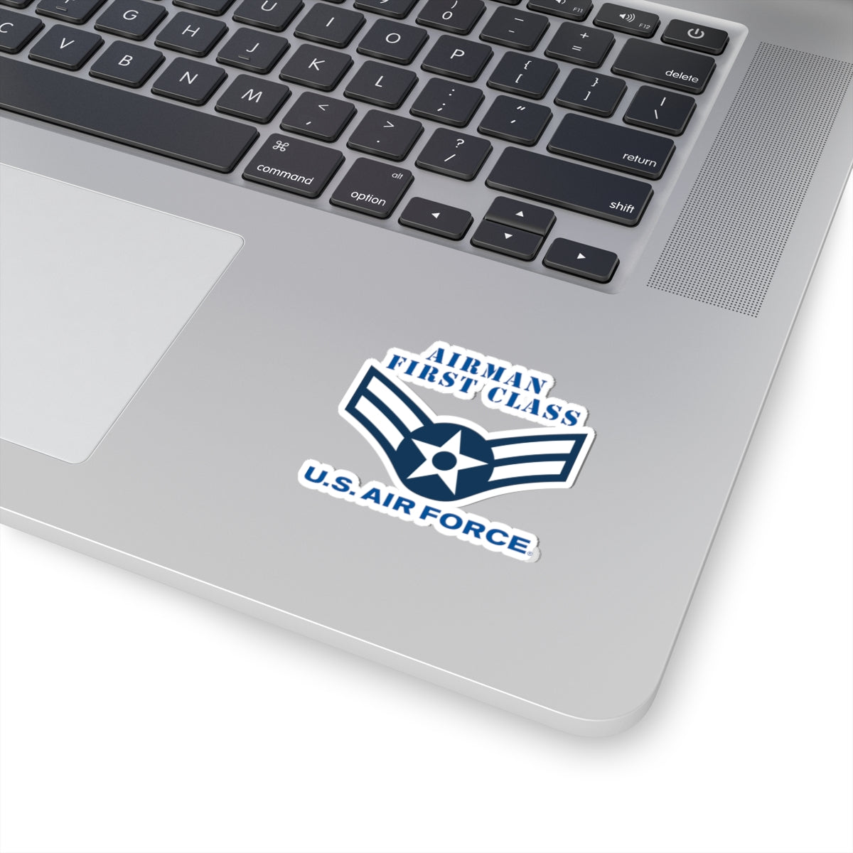 Kiss-Cut Stickers - USAF - Airman - First Class (E3) - 2020 - US Air Force w Text X 300