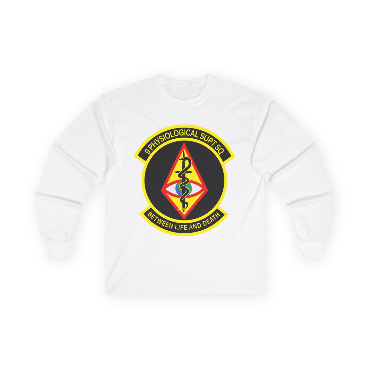 Unisex Ultra Cotton Long Sleeve Tee - USAF - 9th Physiological Support Squadron wo txt X 300