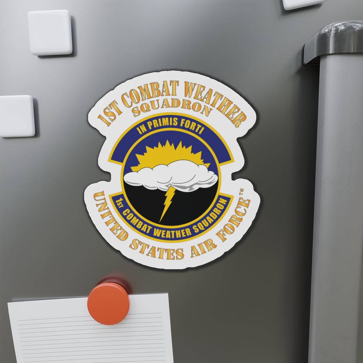 Die-Cut Magnet - USAF - 1st Combat Weather Squadron