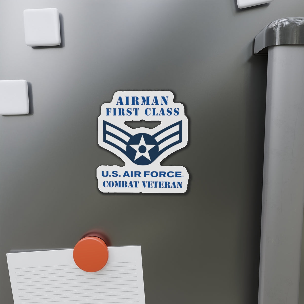 Die-Cut Magnet - USAF - Airman - First Class (E3) - 2020 - Combat Veteran