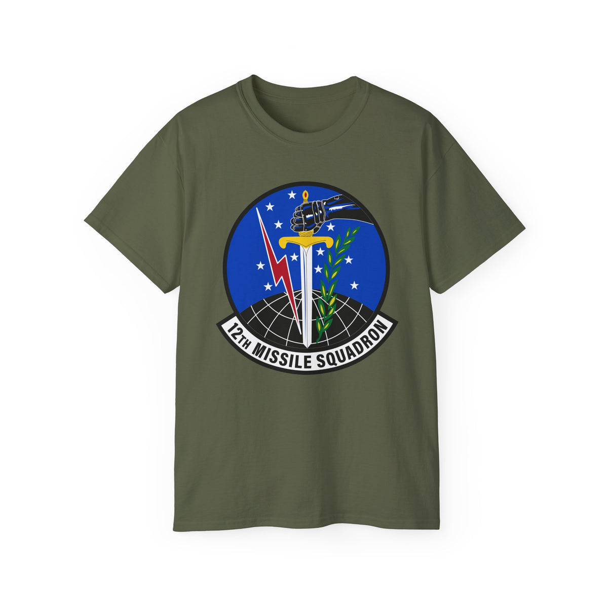 Unisex Ultra Cotton Tee - USAF - 12th Missile Squadron wo txt
