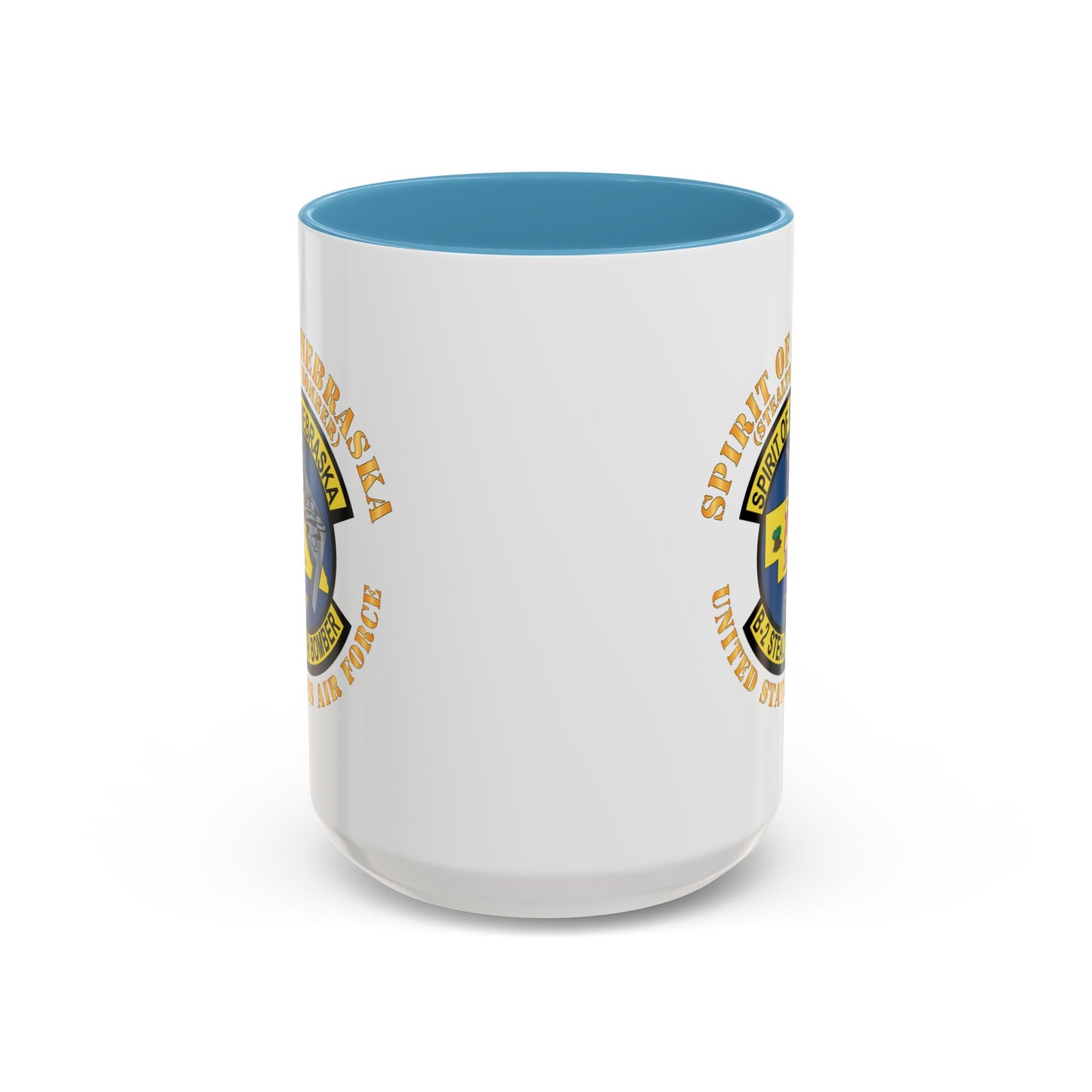 Accent Coffee Mug (11oz & 15oz) - USAF - B2 - Spirit of Nebraska - Stealth Bomber X 300