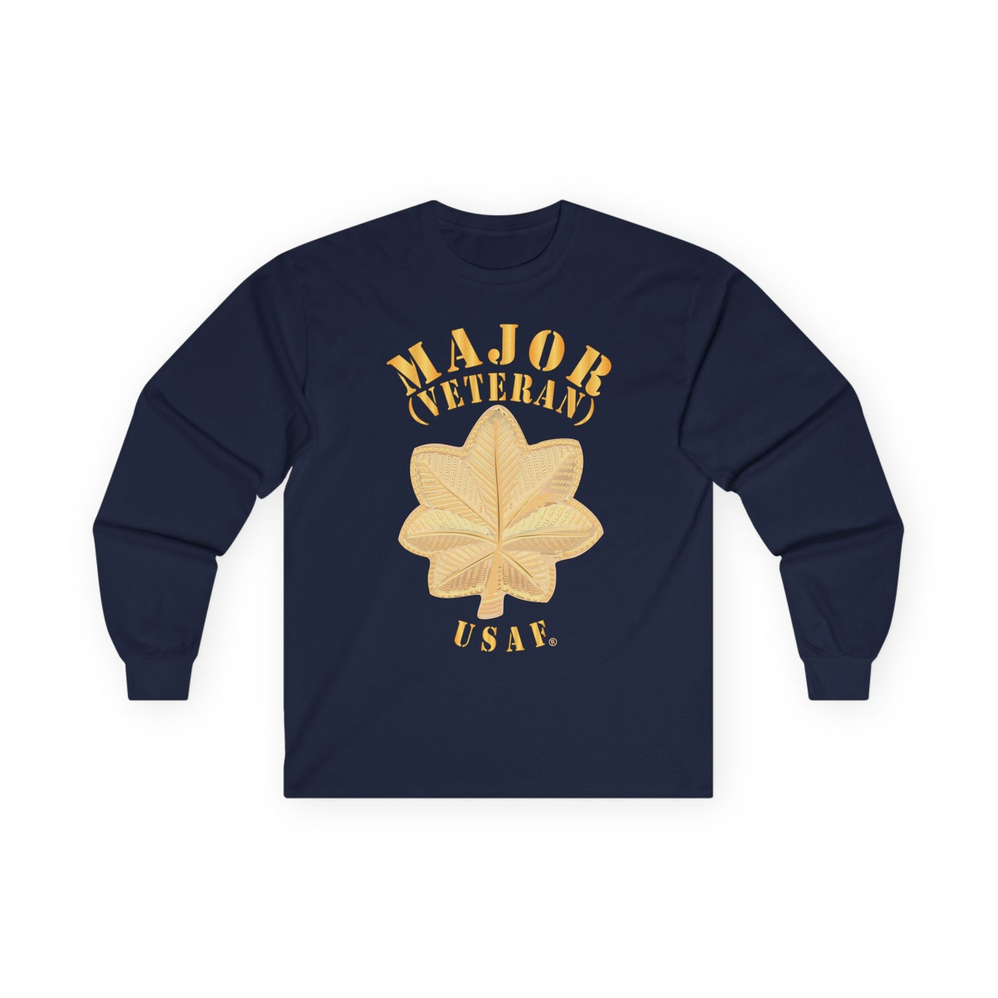 Unisex Ultra Cotton Long Sleeve Tee - USAF - Major - Veteran - USAF X 300