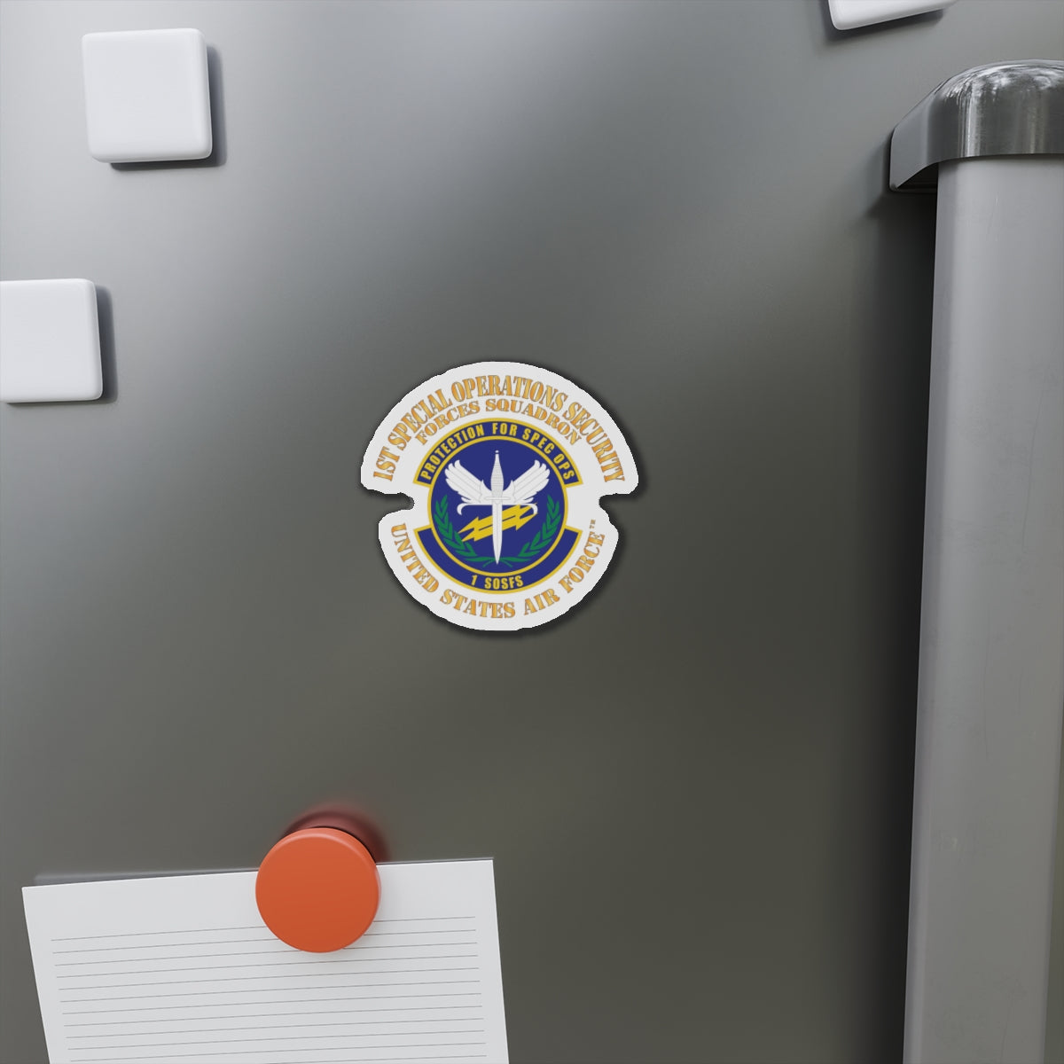 Die-Cut Magnet - USAF - 1st Special Operations Security Forces Squadron X 300