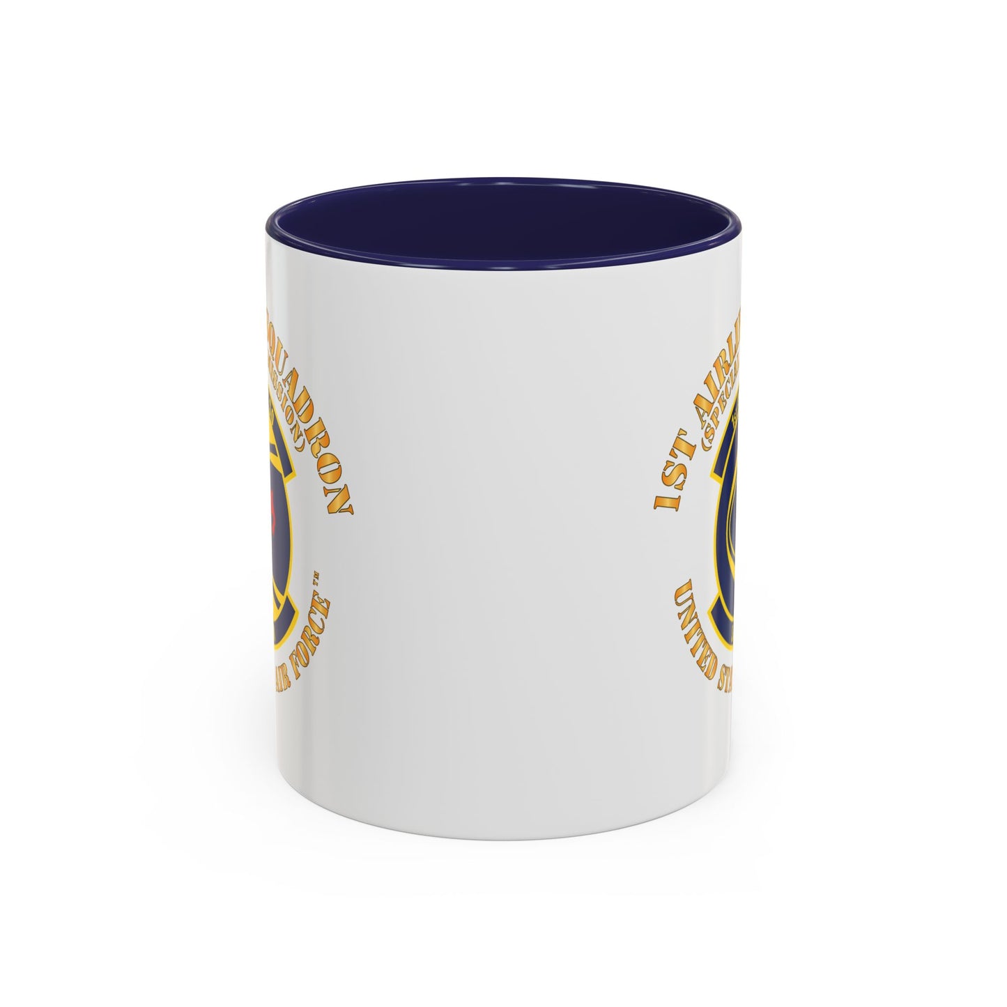 Accent Coffee Mug (11oz & 15oz) - USAF - 1st Airlift Squadron X 300