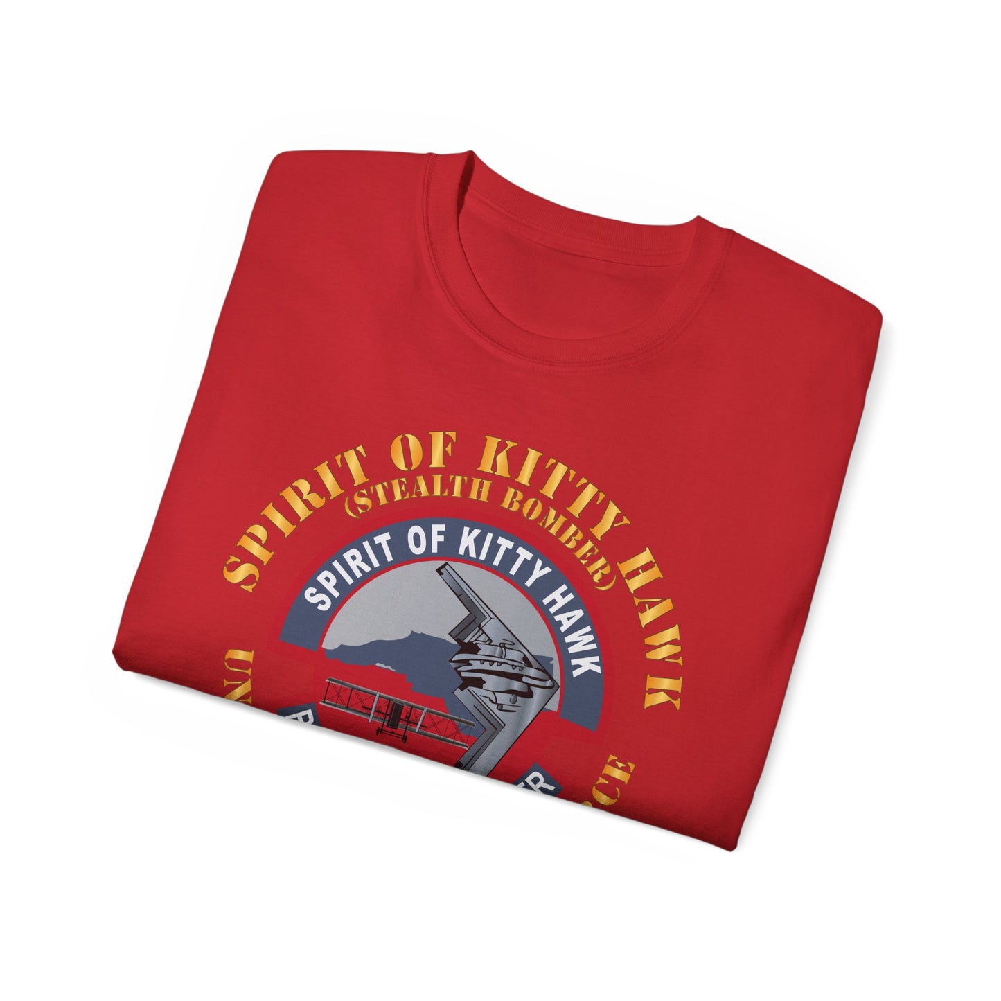 Unisex Ultra Cotton Tee - USAF - B2 - Spirit of Kitty Hawk - Stealth Bomber X 300
