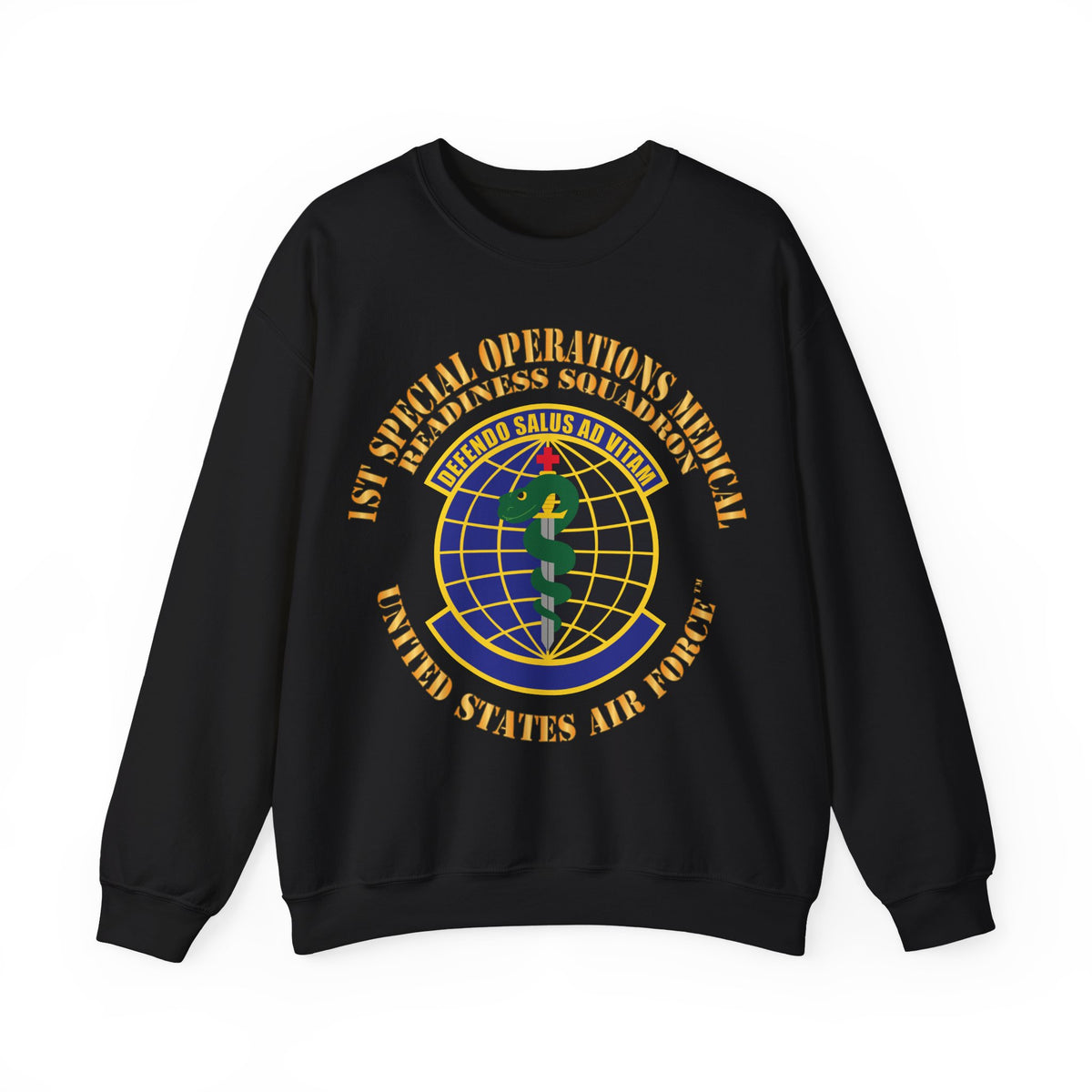 Crewneck Sweatshirt - USAF -  1st Special Operations Medical Readiness Squadron