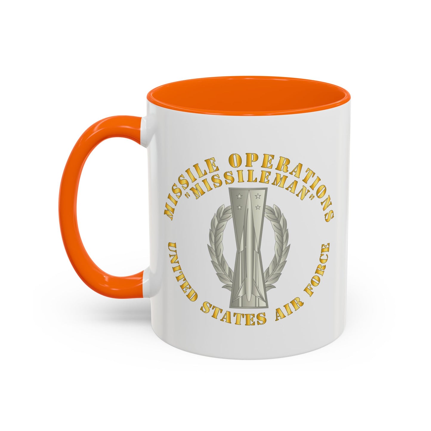 Accent Coffee Mug (11oz & 15oz) - USAF - Missile Operations - Missileman - Basic