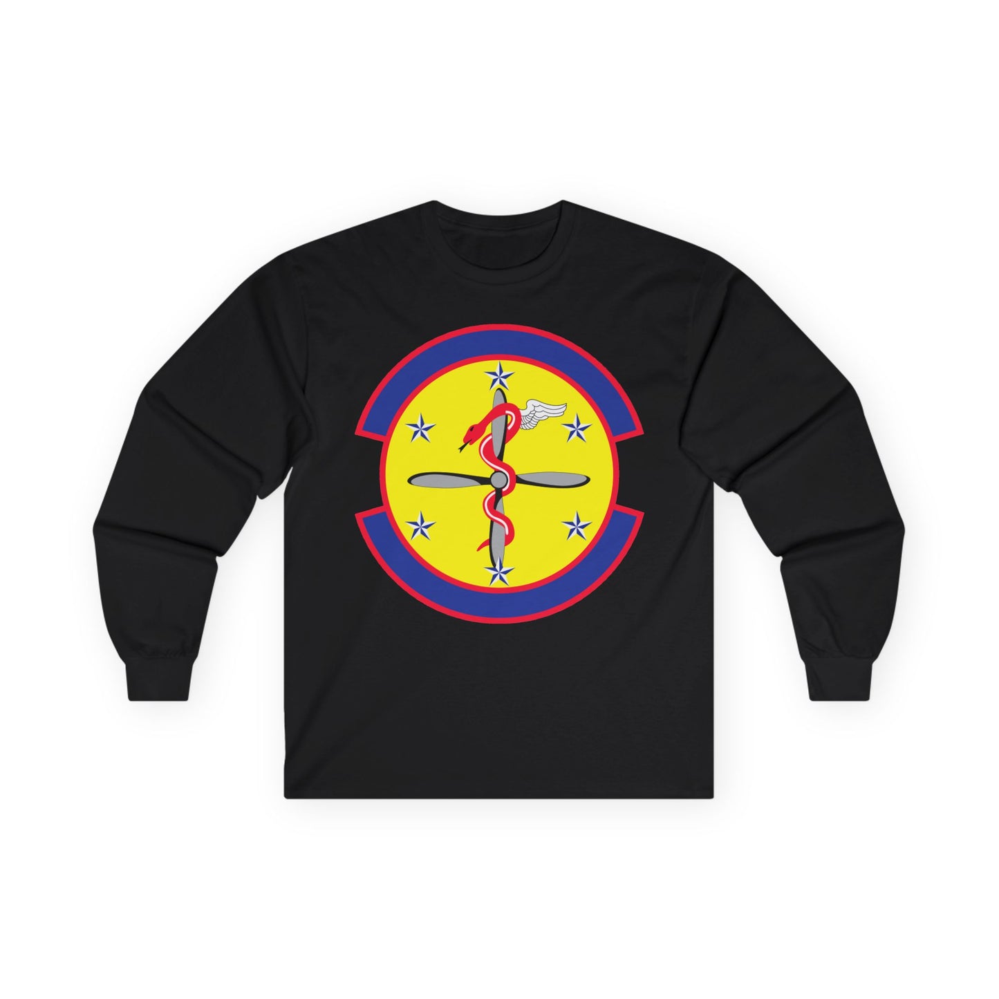 Unisex Ultra Cotton Long Sleeve Tee - USAF - 2nd Operational Medical Readiness Squadron wo txt