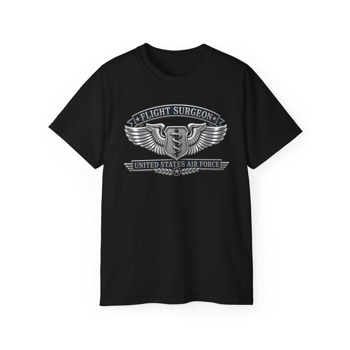 Unisex Ultra Cotton Tee - USAF - Flight Surgeon Badge - United States Air Force - 3D - Enhanced