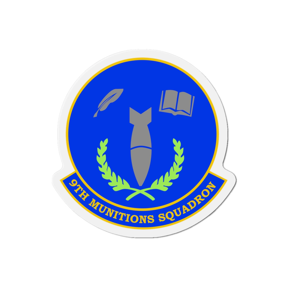 Die-Cut Magnet - USAF - 9th Munitions Squadron wo txt X 300
