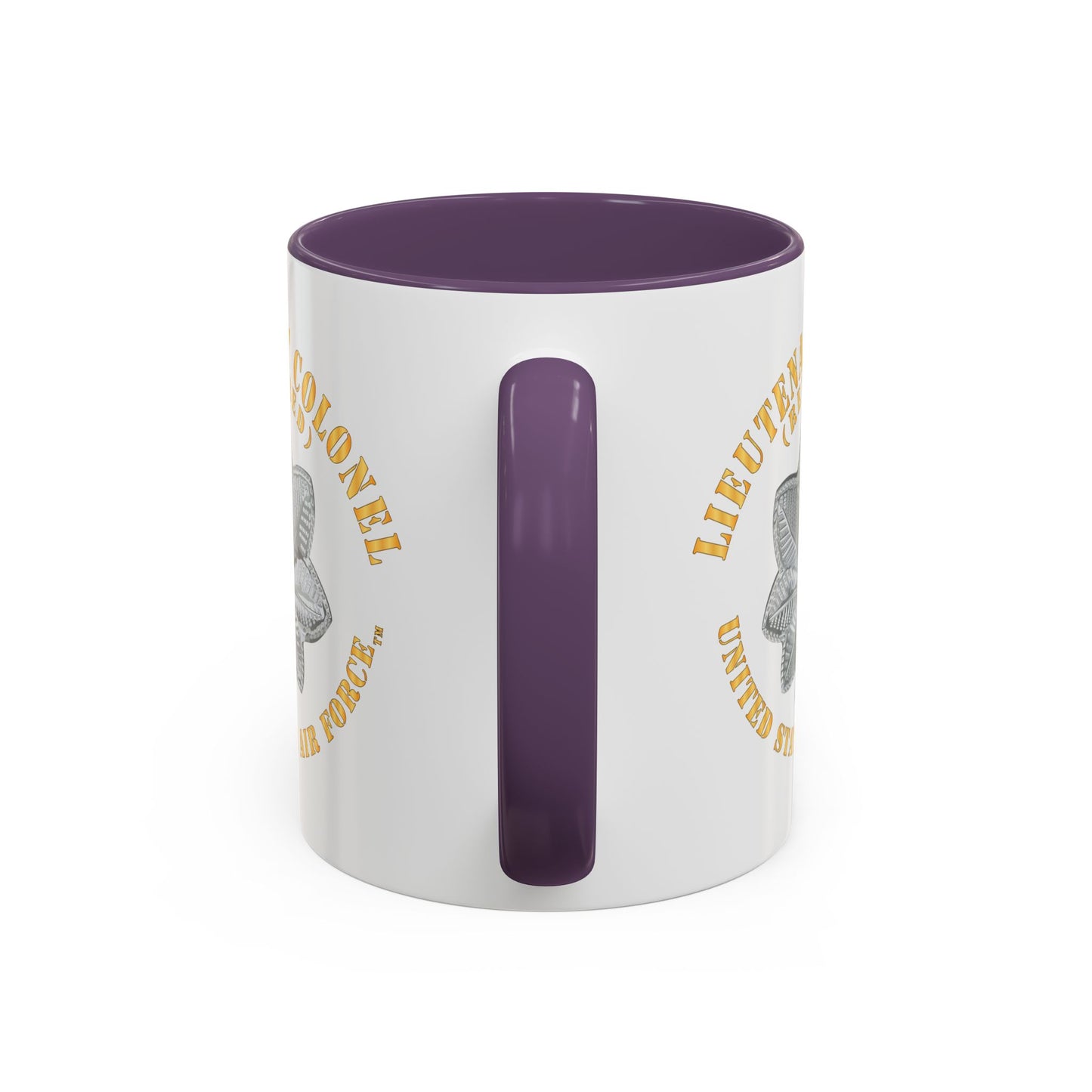 Accent Coffee Mug (11oz & 15oz) - USAF - Lieutenant Colonel - LTC - Retired - TM X 300