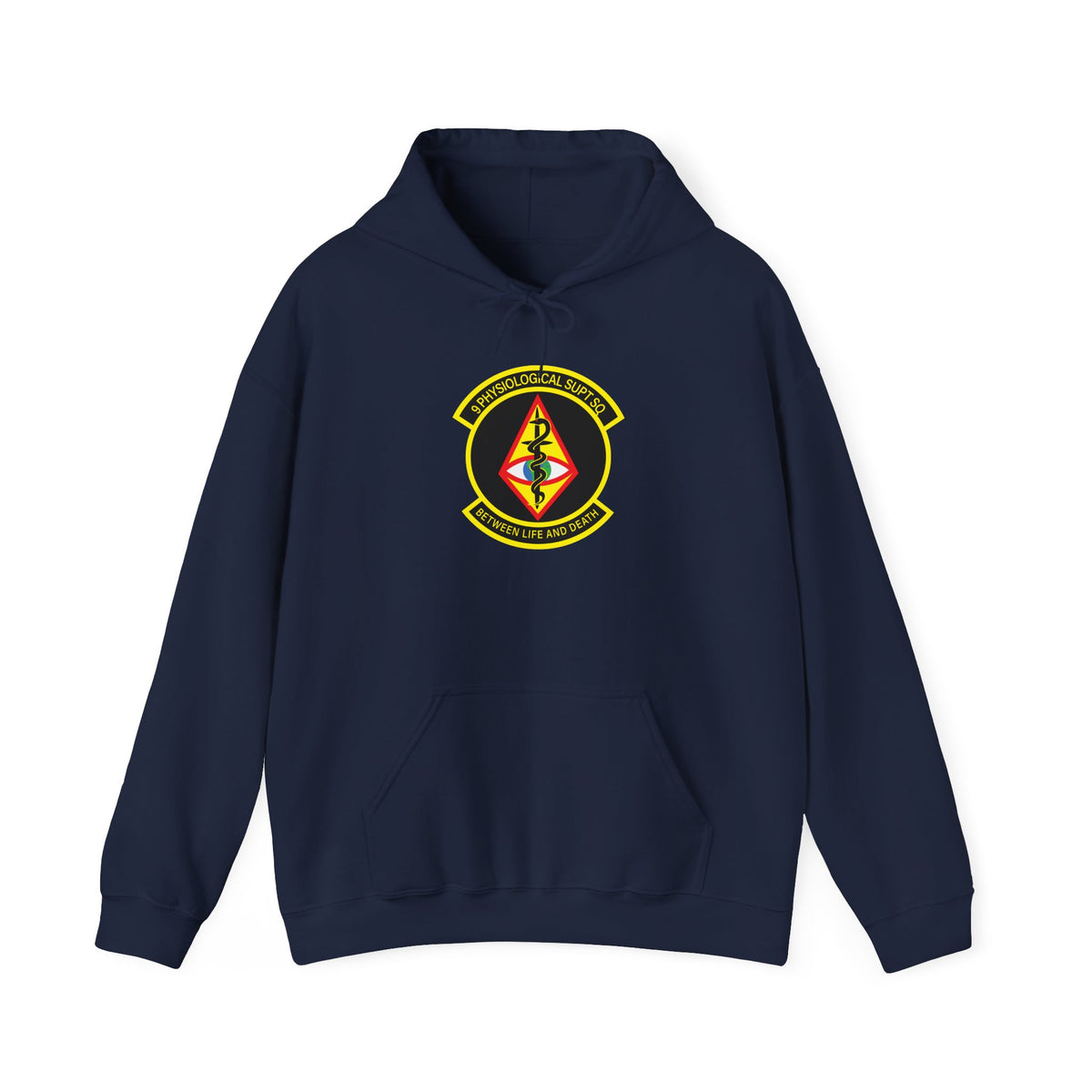 Unisex Heavy Blend Hooded Sweatshirt - USAF - 9th Physiological Support Squadron wo txt X 300