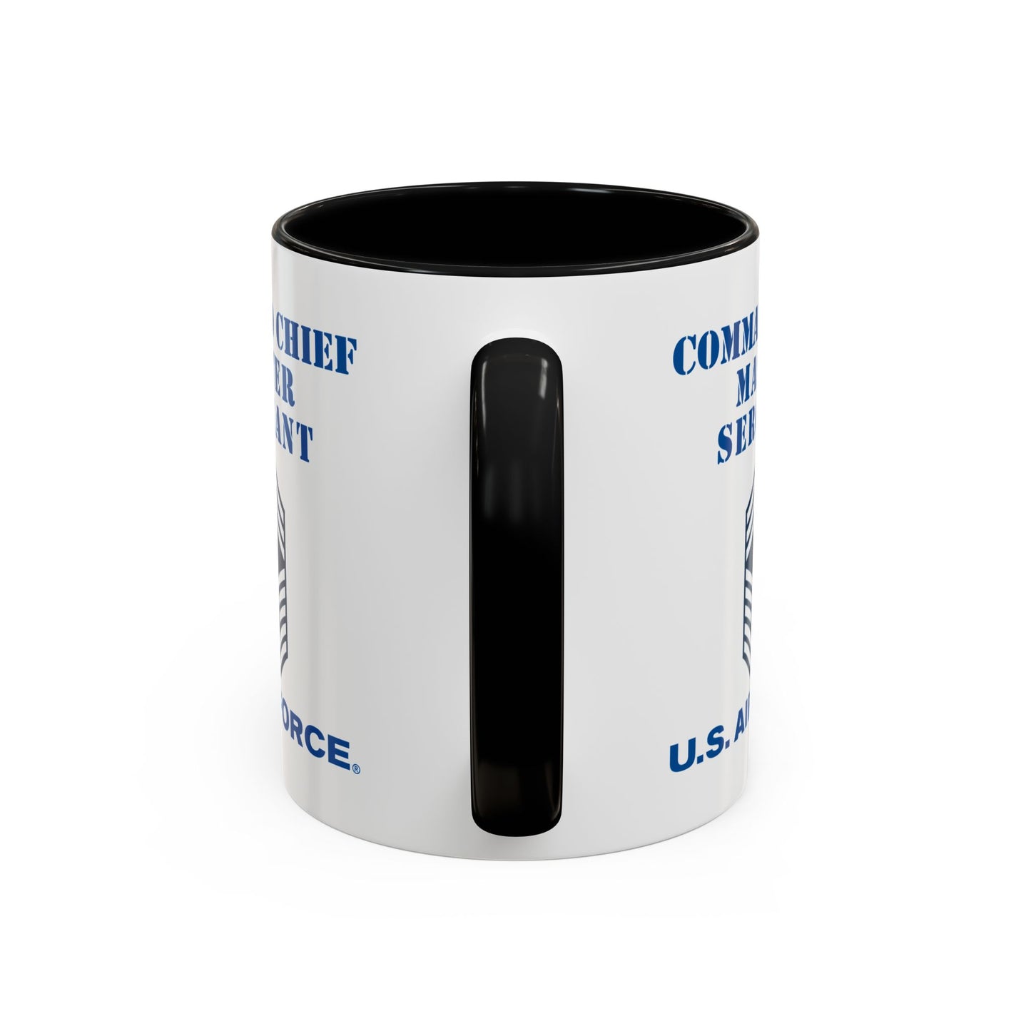 Accent Coffee Mug (11oz & 15oz) - USAF - Command Chief Master Sergeant (E9c) - 2020 - US Air Force w Text X 300