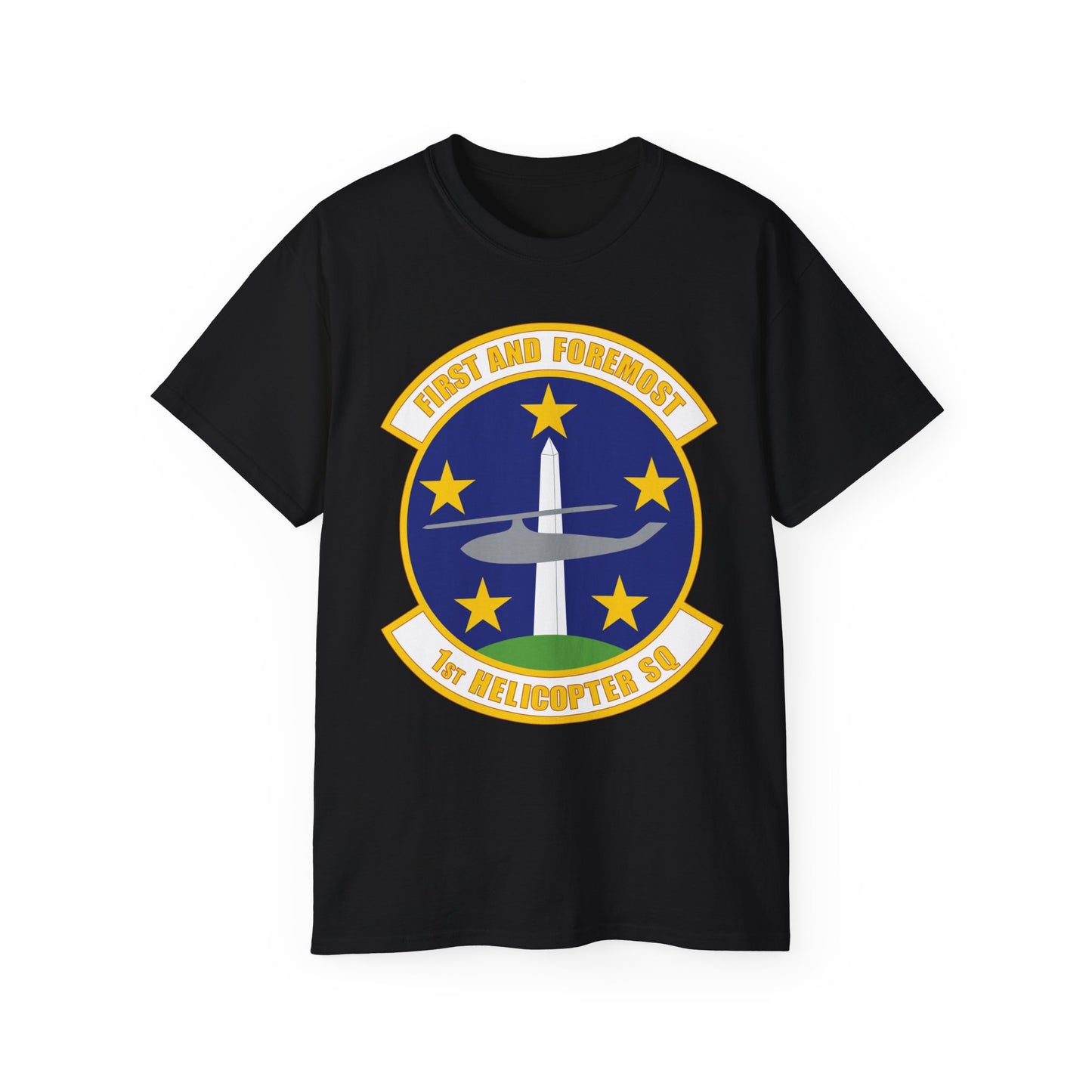 Unisex Ultra Cotton Tee -USAF - 1st Helicopter Squadron (AFDW) wo txt