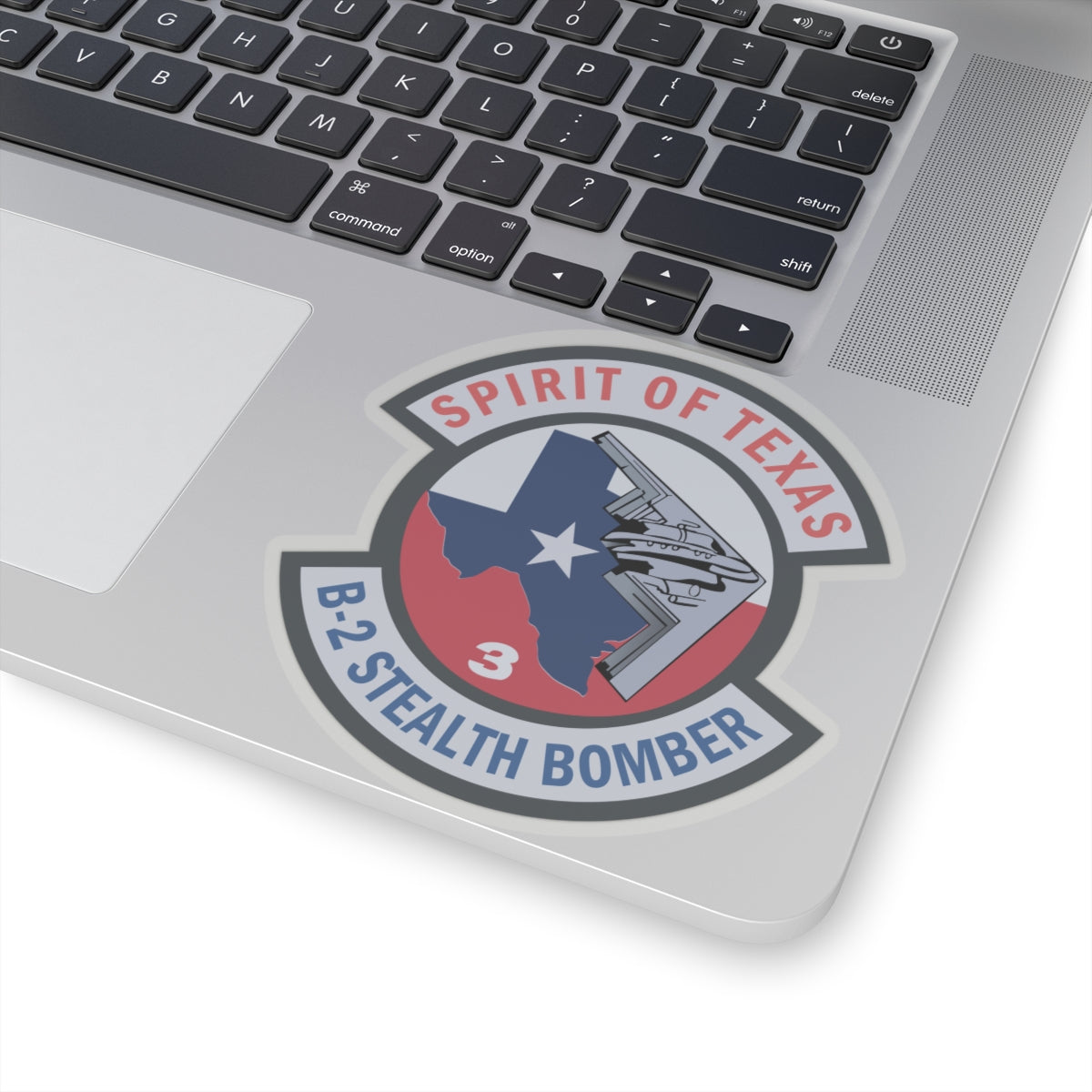 Kiss-Cut Stickers - USAF - B2 - Spirit of Texas - Stealth Bomber wo txt X 300