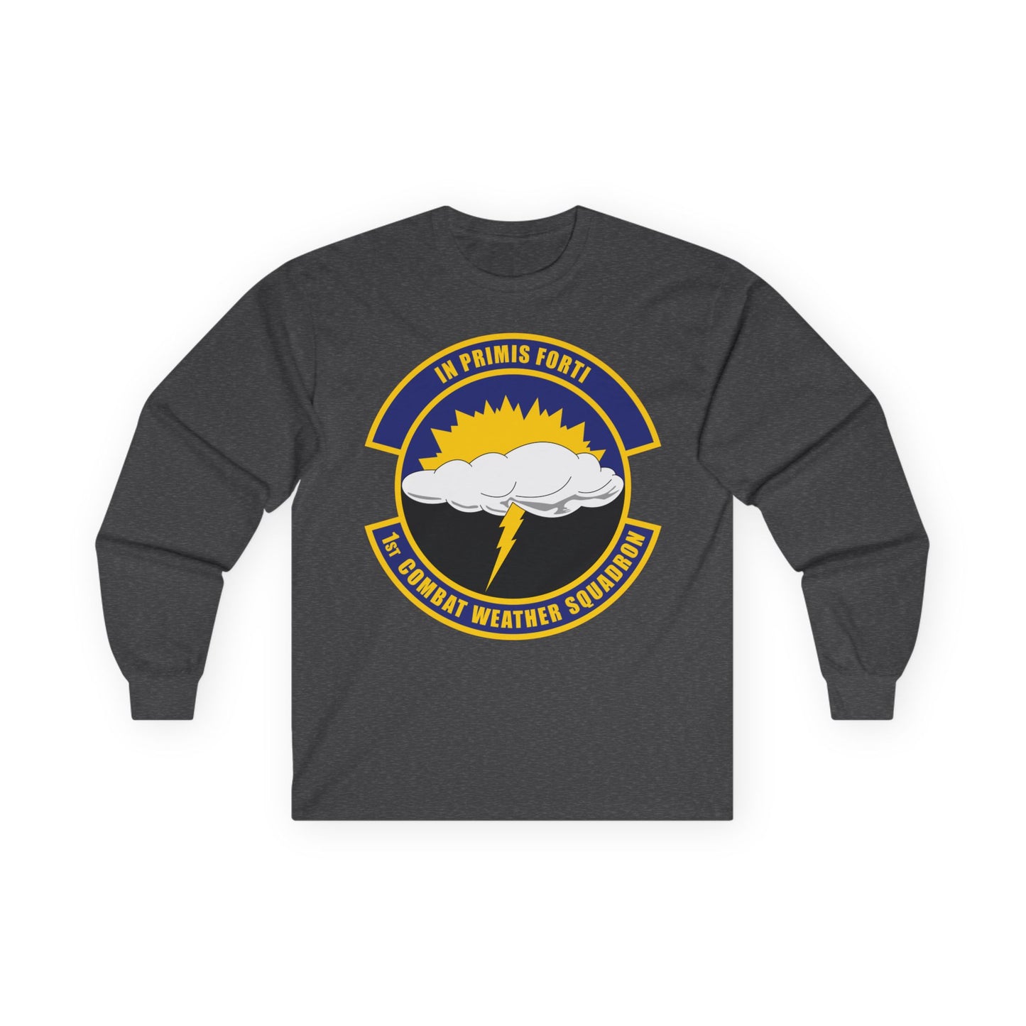 Unisex Ultra Cotton Long Sleeve Tee - USAF - 1st Combat Weather Squadron (PACAF) wo txt