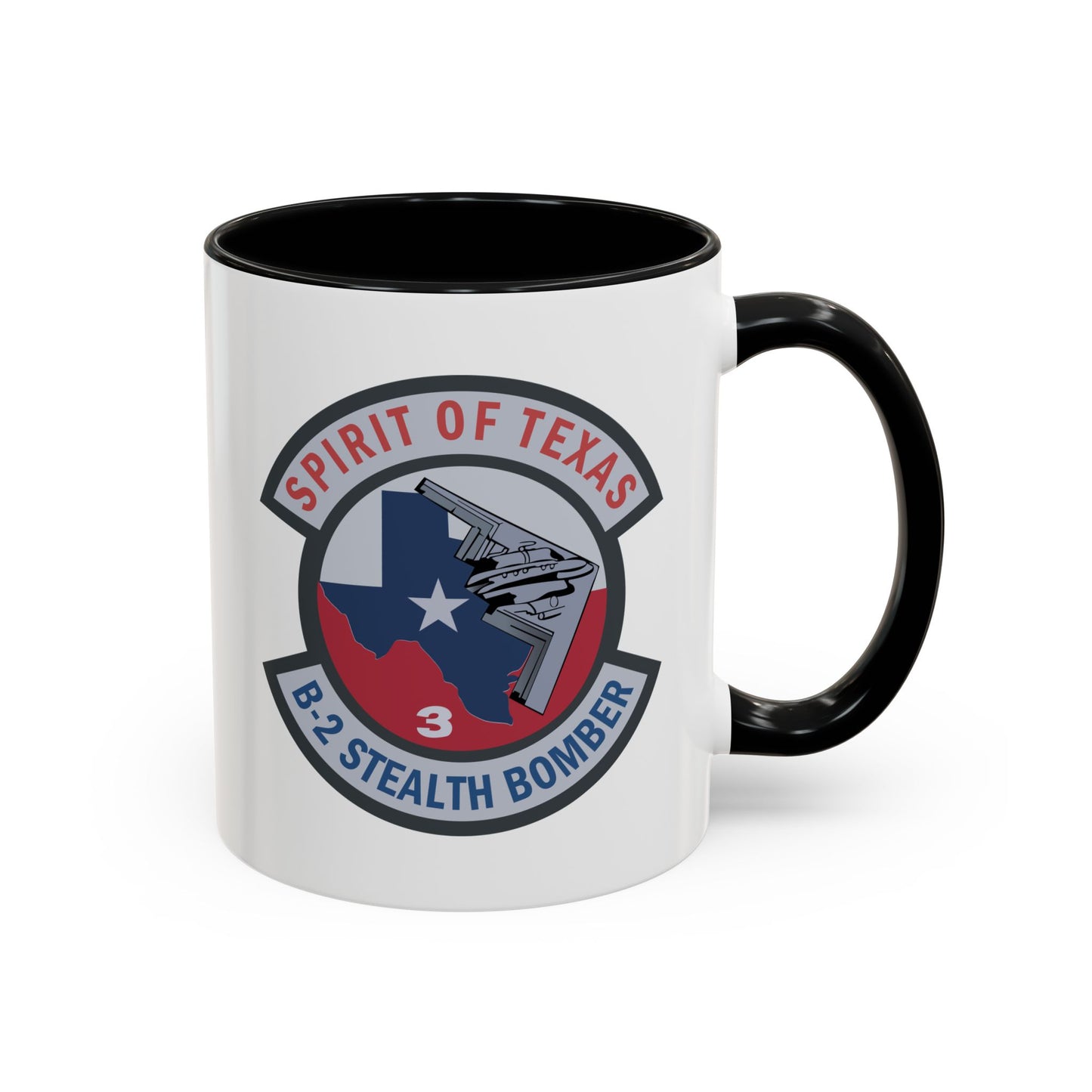 Accent Coffee Mug (11oz & 15oz) - USAF - B2 - Spirit of Texas - Stealth Bomber wo txt X 300