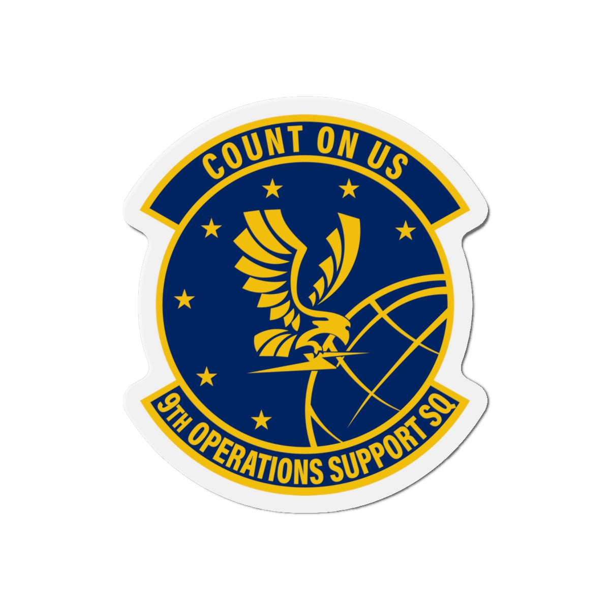Die-Cut Magnet - USAF - 9th Operations Support Squadron wo txt X 300