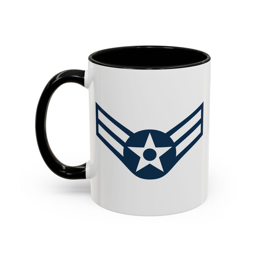 Accent Coffee Mug (11oz & 15oz) - USAF - Airman - First Class (E3) - 2020