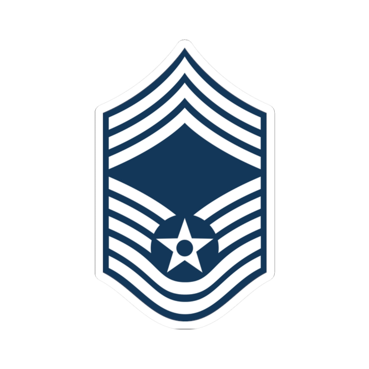 Kiss-Cut Stickers - USAF - Chief Master Sergeant (E9a) - 2020