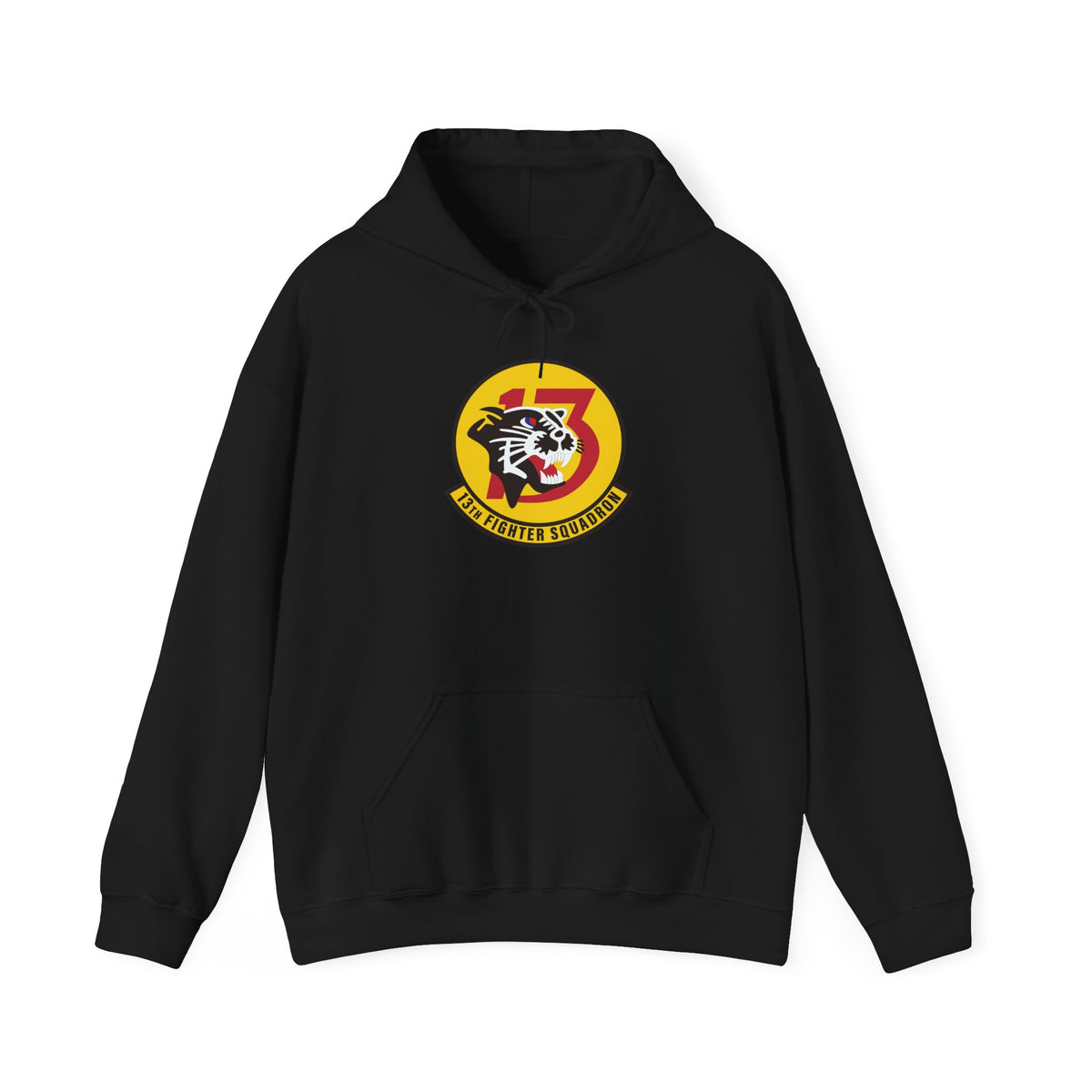 Unisex Heavy Blend Hooded Sweatshirt - USAF - 13th Fighter Squadron wo txt