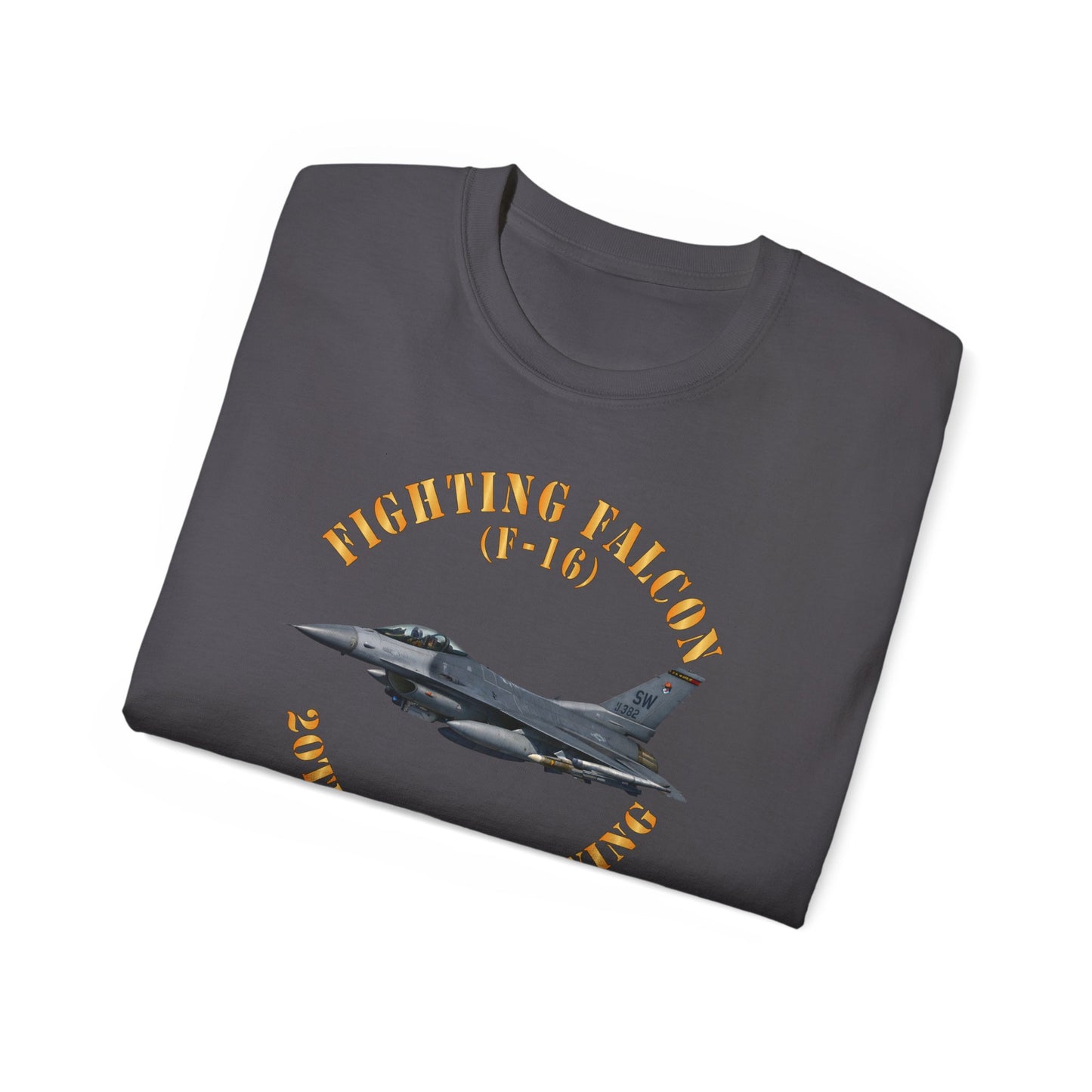Unisex Ultra Cotton Tee - USAF - F-16 Fighting Falcon - 20th Fighter Wing X 300