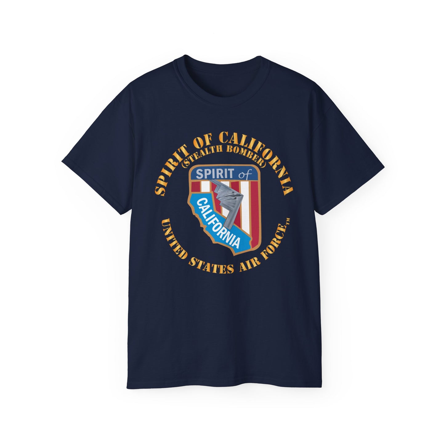 Unisex Ultra Cotton Tee - USAF - B2 - Spirit of California - Stealth Bomber X 300