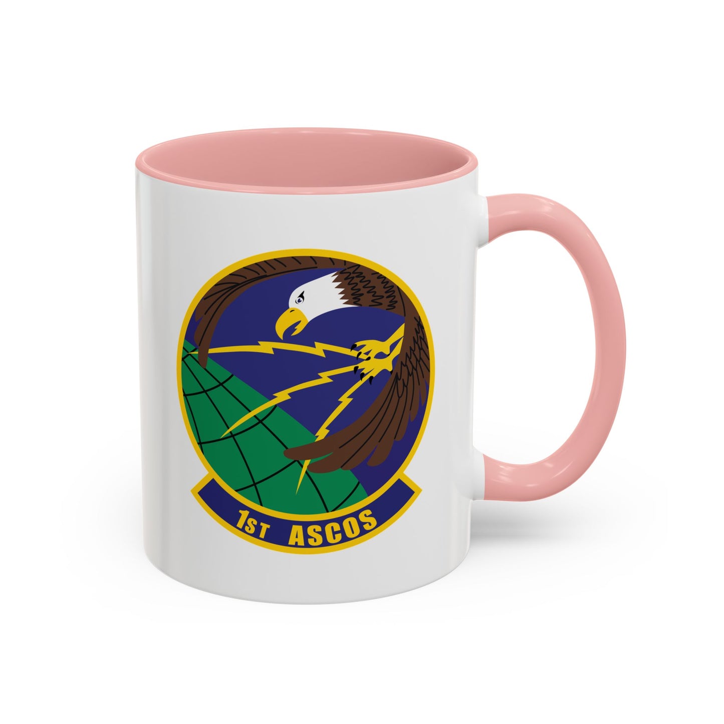 Accent Coffee Mug (11oz & 15oz) - USAF - 1st Air & Space Communications Operations Sq wo txt X 300