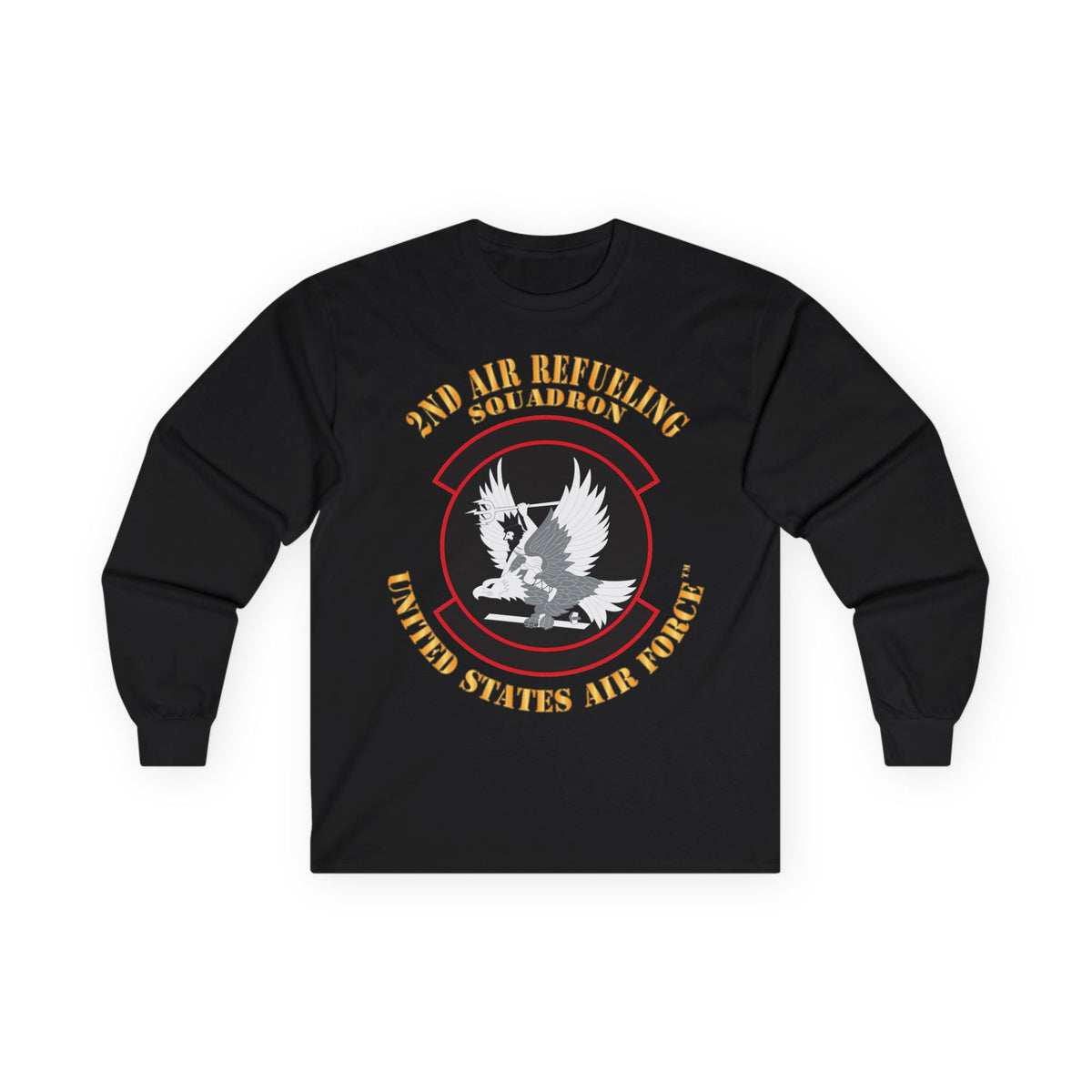 Unisex Ultra Cotton Long Sleeve Tee - USAF - 2nd Air Refueling Squadron