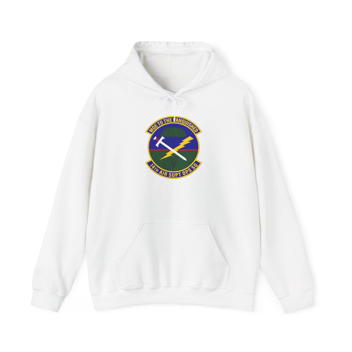 Unisex Heavy Blend Hooded Sweatshirt - USAF - 14th Air Support Operations Squadron wo txt