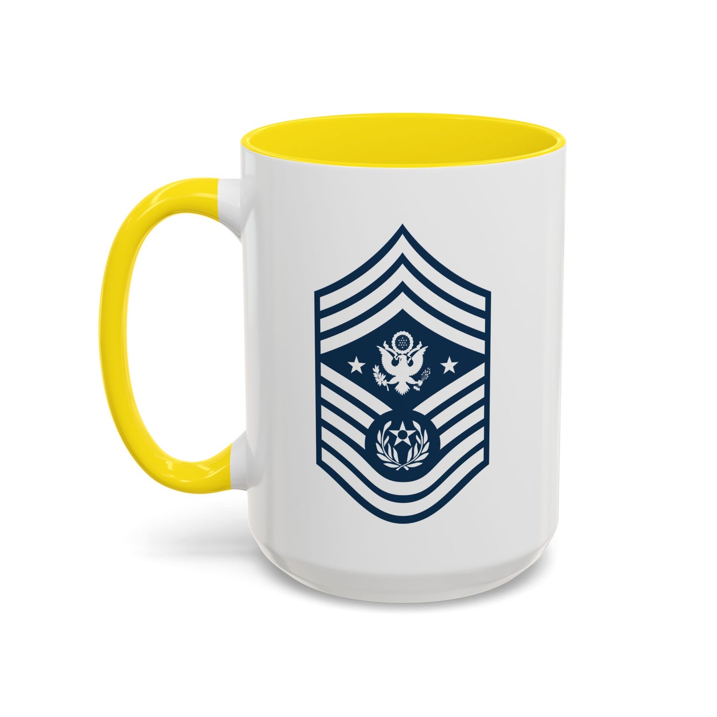 Accent Coffee Mug (11oz & 15oz) - USAF - Chief Master Sergeant of the Air Force (E9d) - 2020