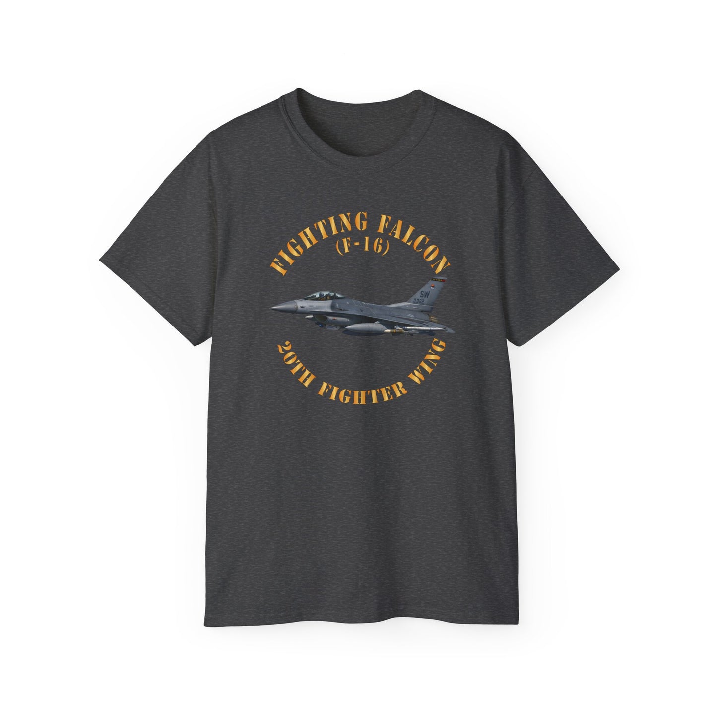 Unisex Ultra Cotton Tee - USAF - F-16 Fighting Falcon - 20th Fighter Wing X 300