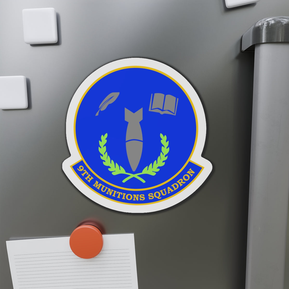 Die-Cut Magnet - USAF - 9th Munitions Squadron wo txt X 300