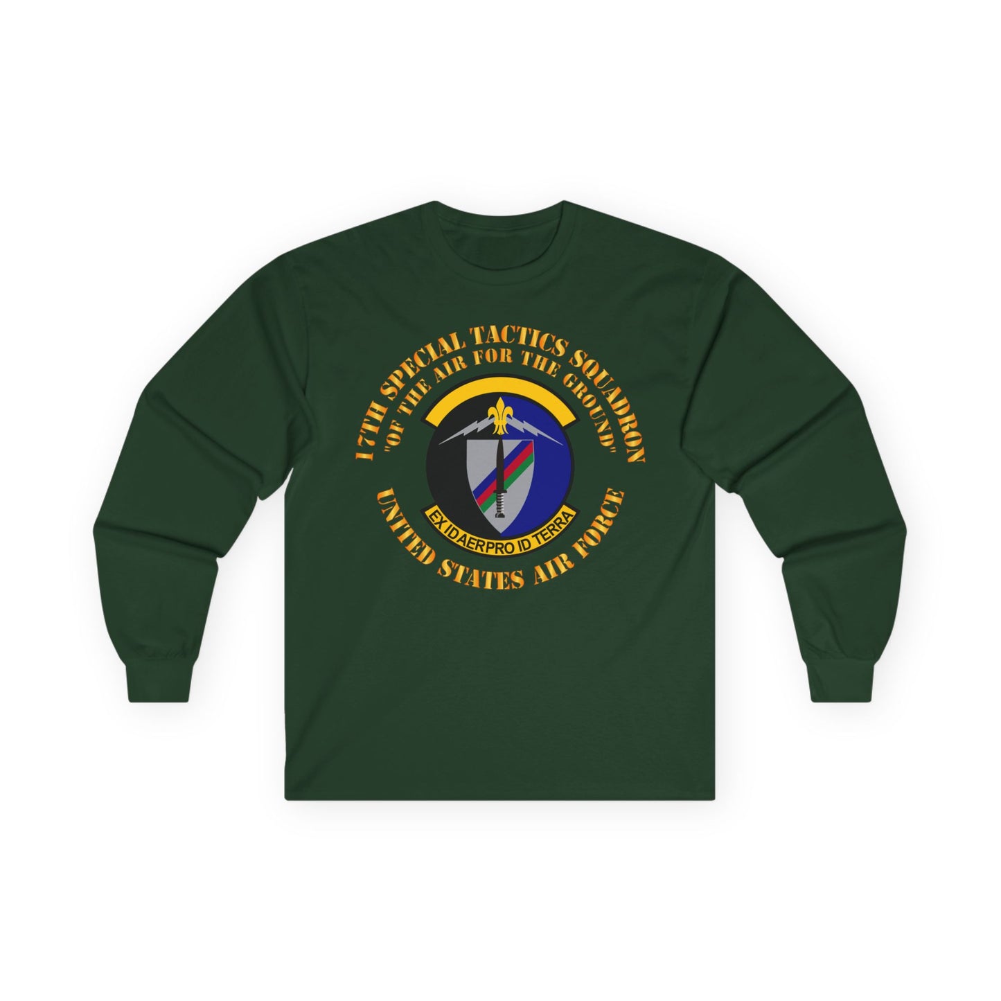 Unisex Ultra Cotton Long Sleeve Tee - USAF - 17th Special Tactics Squadron
