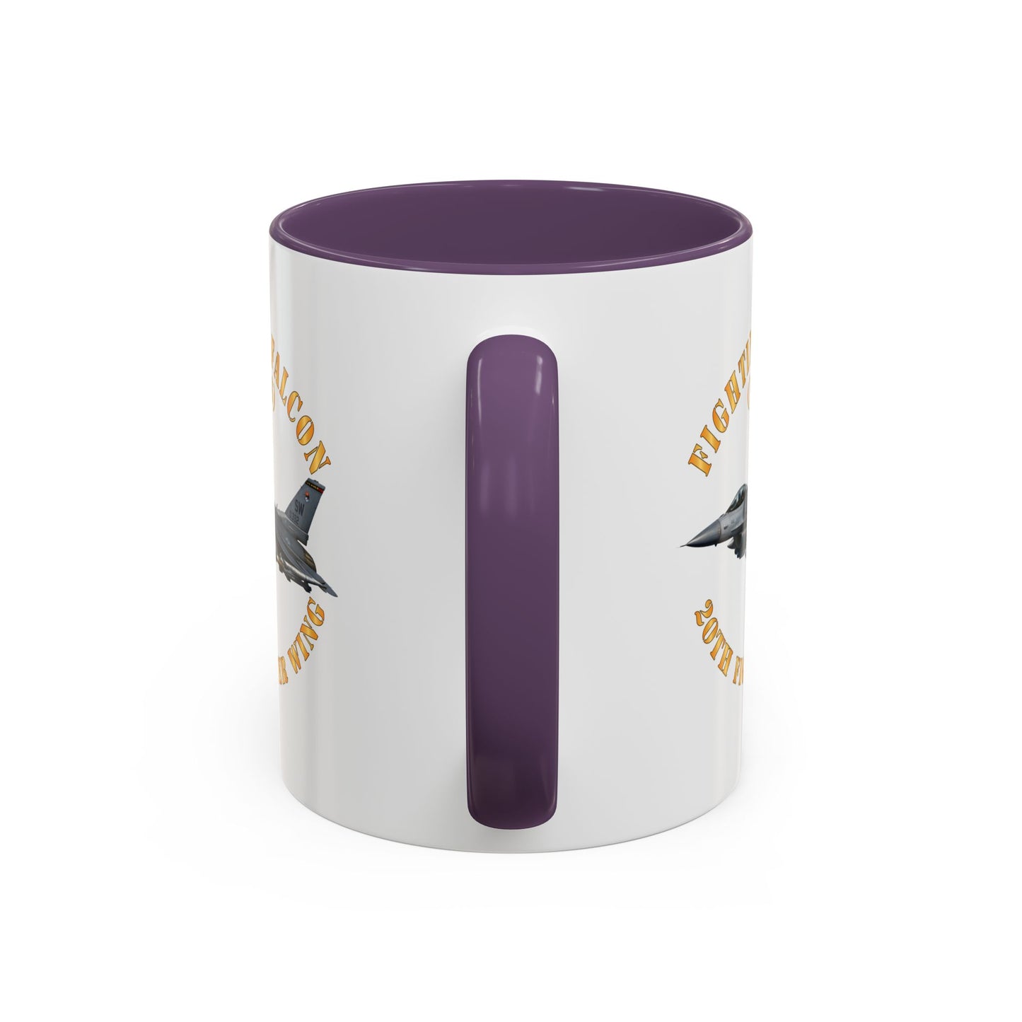 Accent Coffee Mug (11oz & 15oz) - USAF - F-16 Fighting Falcon - 20th Fighter Wing X 300