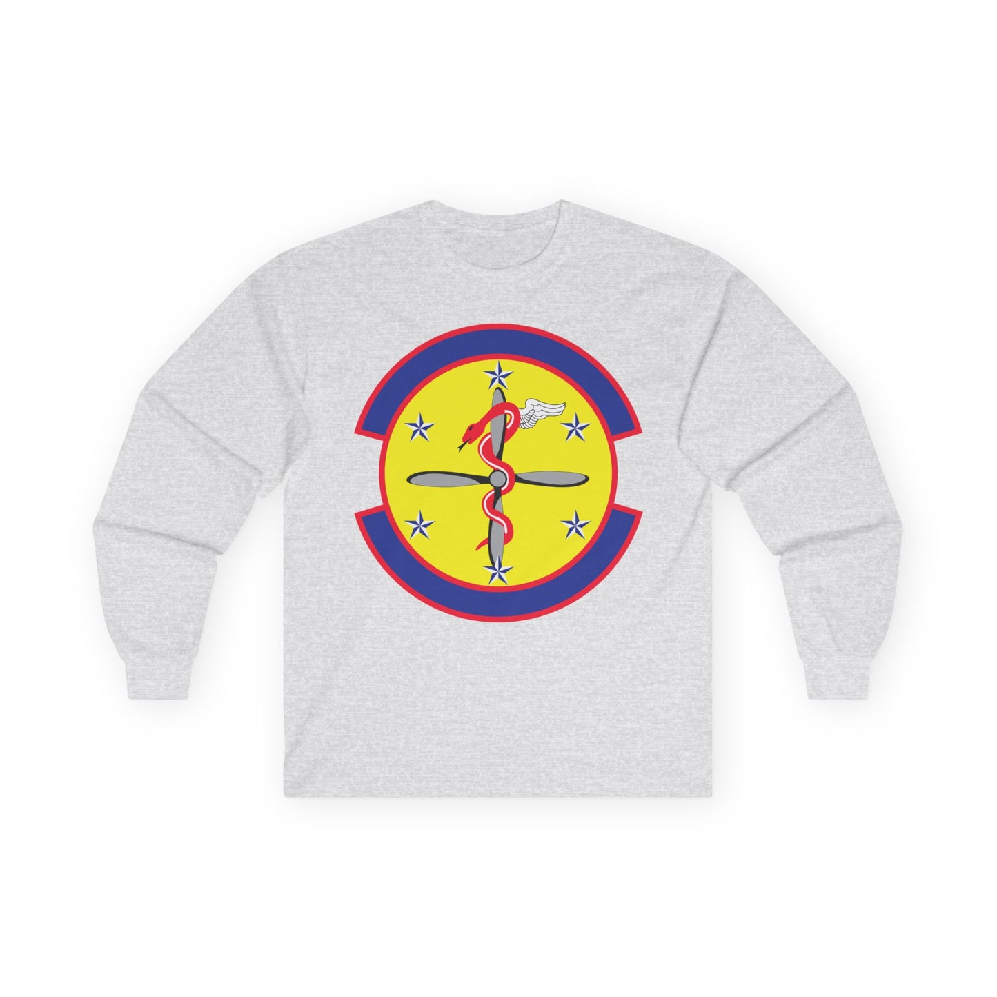 Unisex Ultra Cotton Long Sleeve Tee - USAF - 2nd Operational Medical Readiness Squadron wo txt