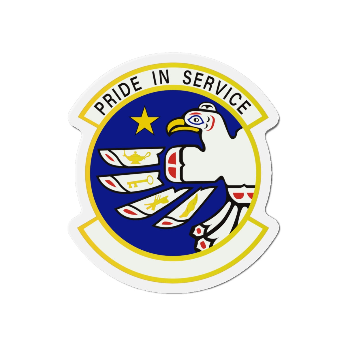 Die-Cut Magnet - USAF - 3rd Force Support Squadron wo txt