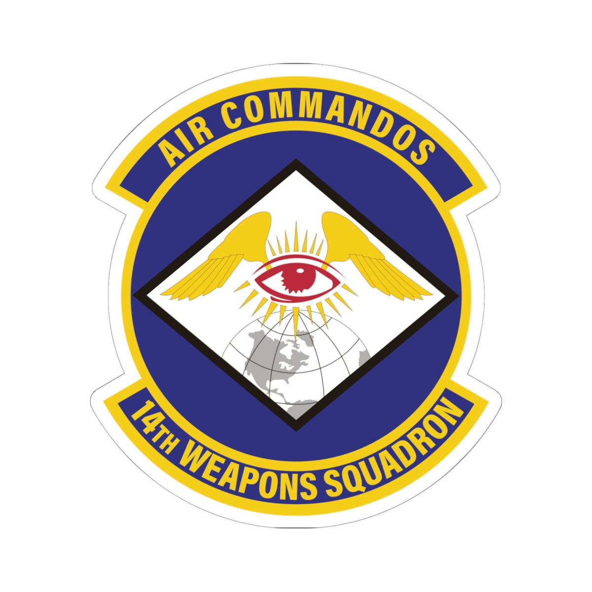 Kiss-Cut Stickers - USAF - 14th Weapons Squadron wo txt