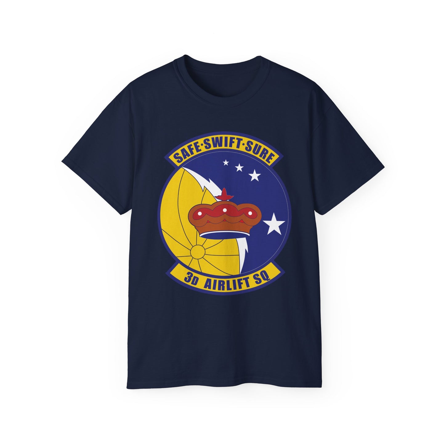 Unisex Ultra Cotton Tee - USAF - 3rd Airlift Squadron wo txt