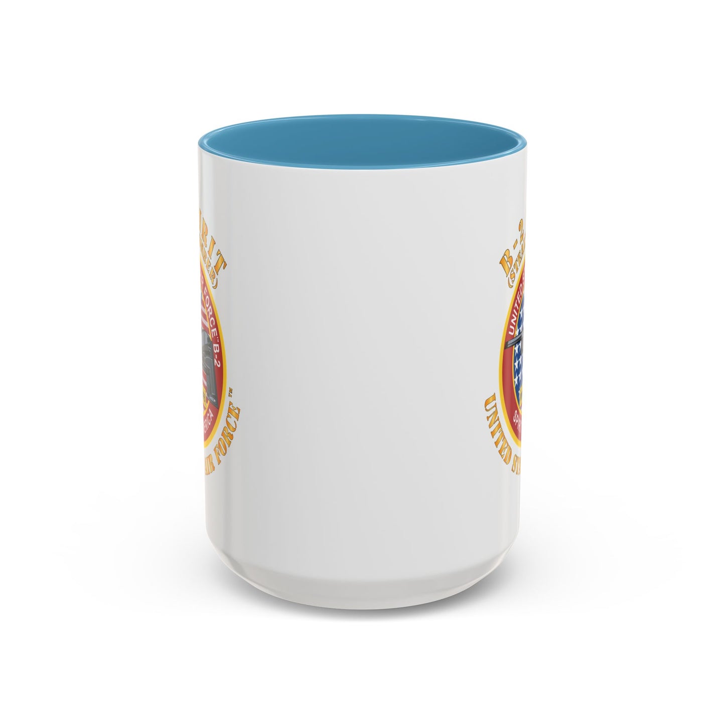 Accent Coffee Mug (11oz & 15oz) - USAF - B2 - Spirit - Stealth Bomber X 300